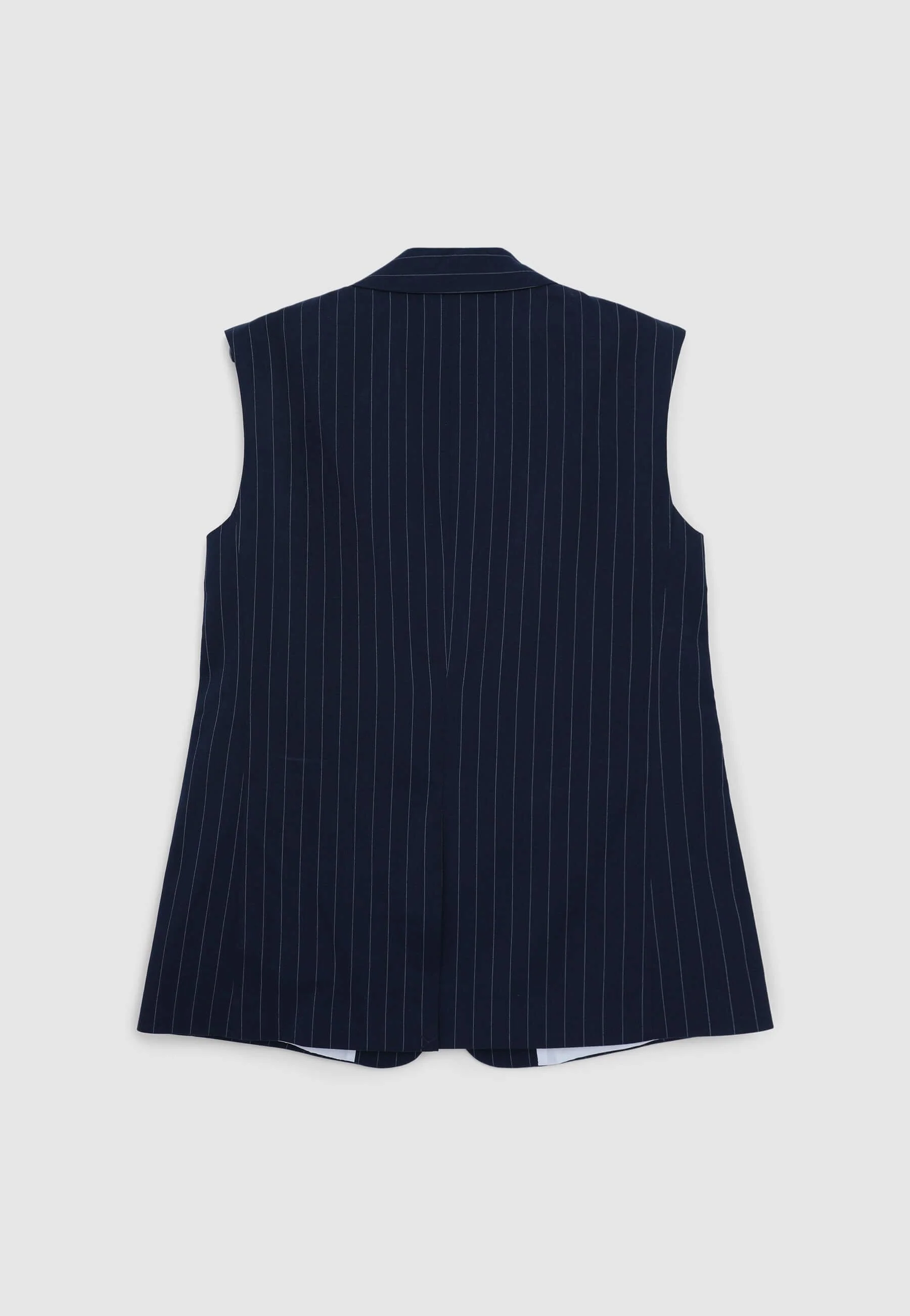 Gilet monopetto gessato - Image 4