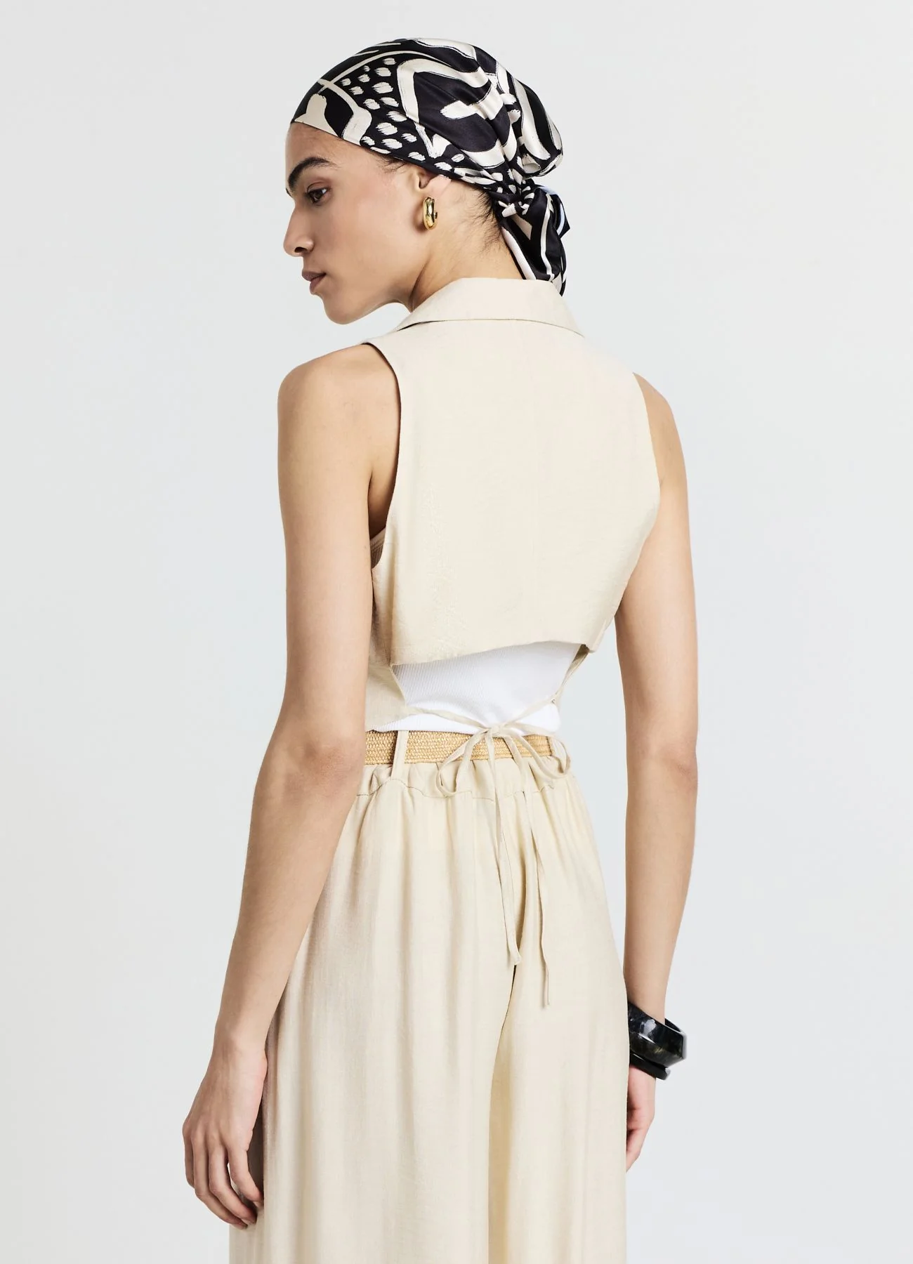 Gilet schiena scoperta