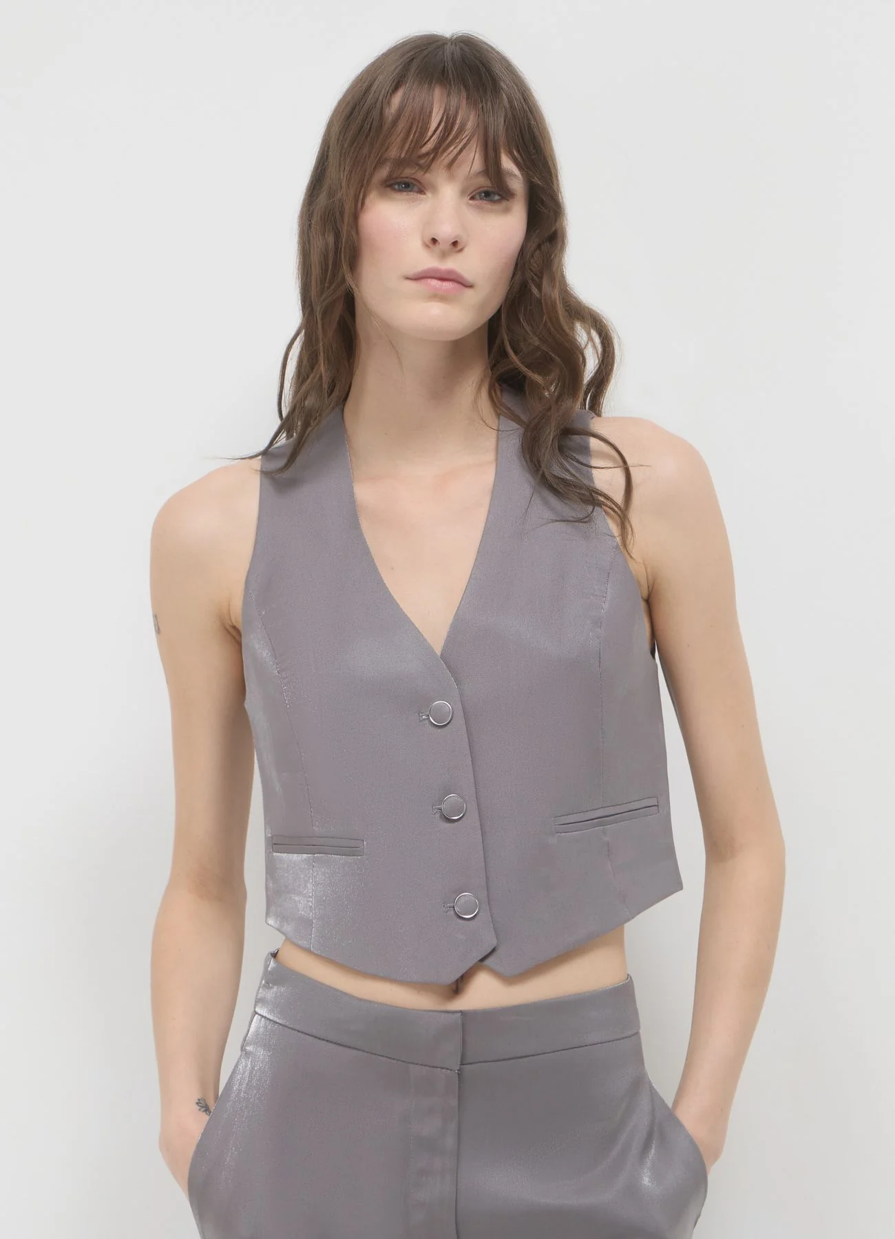 Gilet tessuto cangiante - Image 3