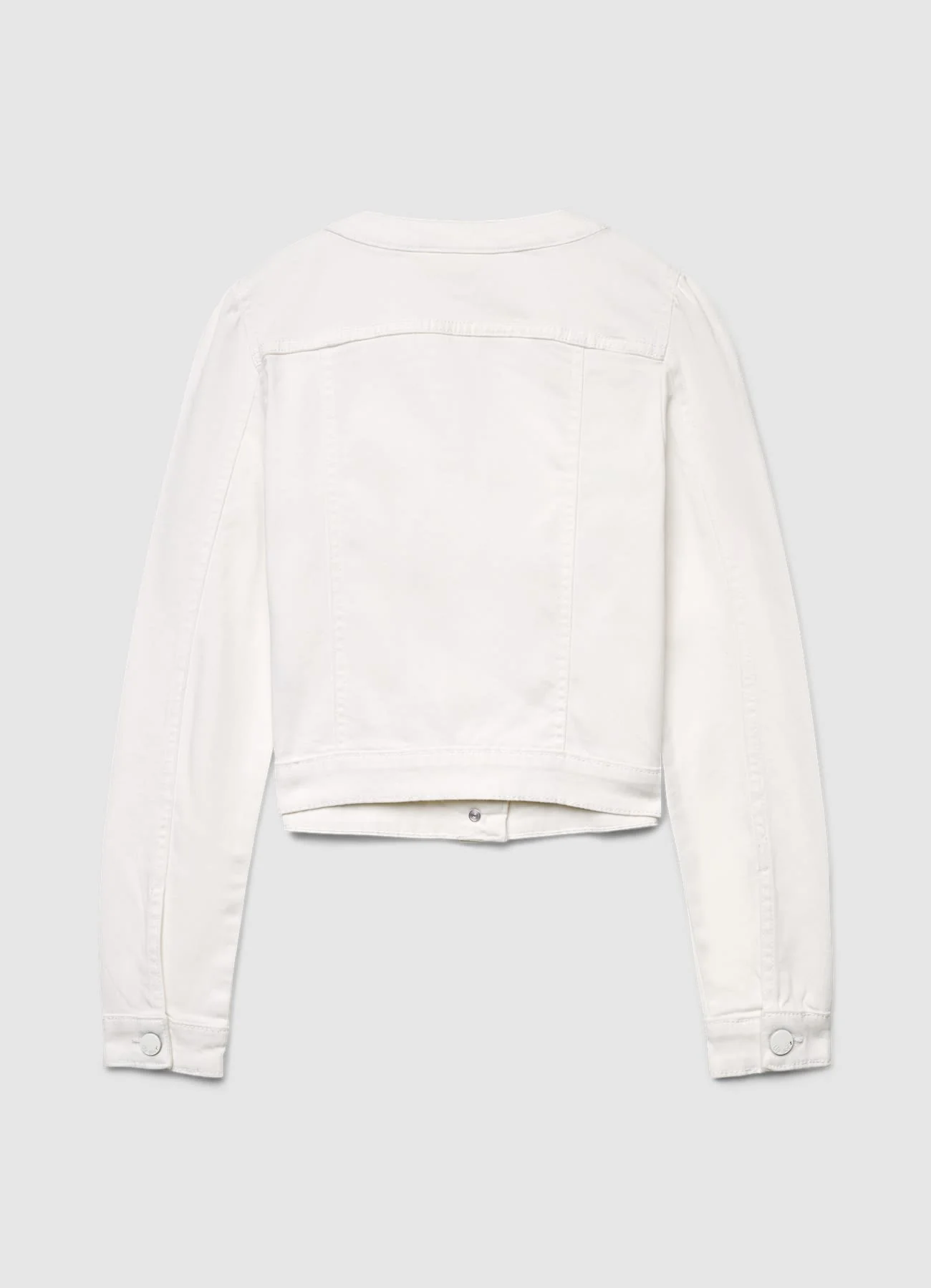 Giubbino denim con perle decorative - Image 4