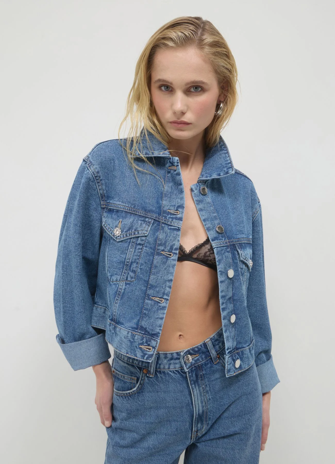 Giubbino in denim