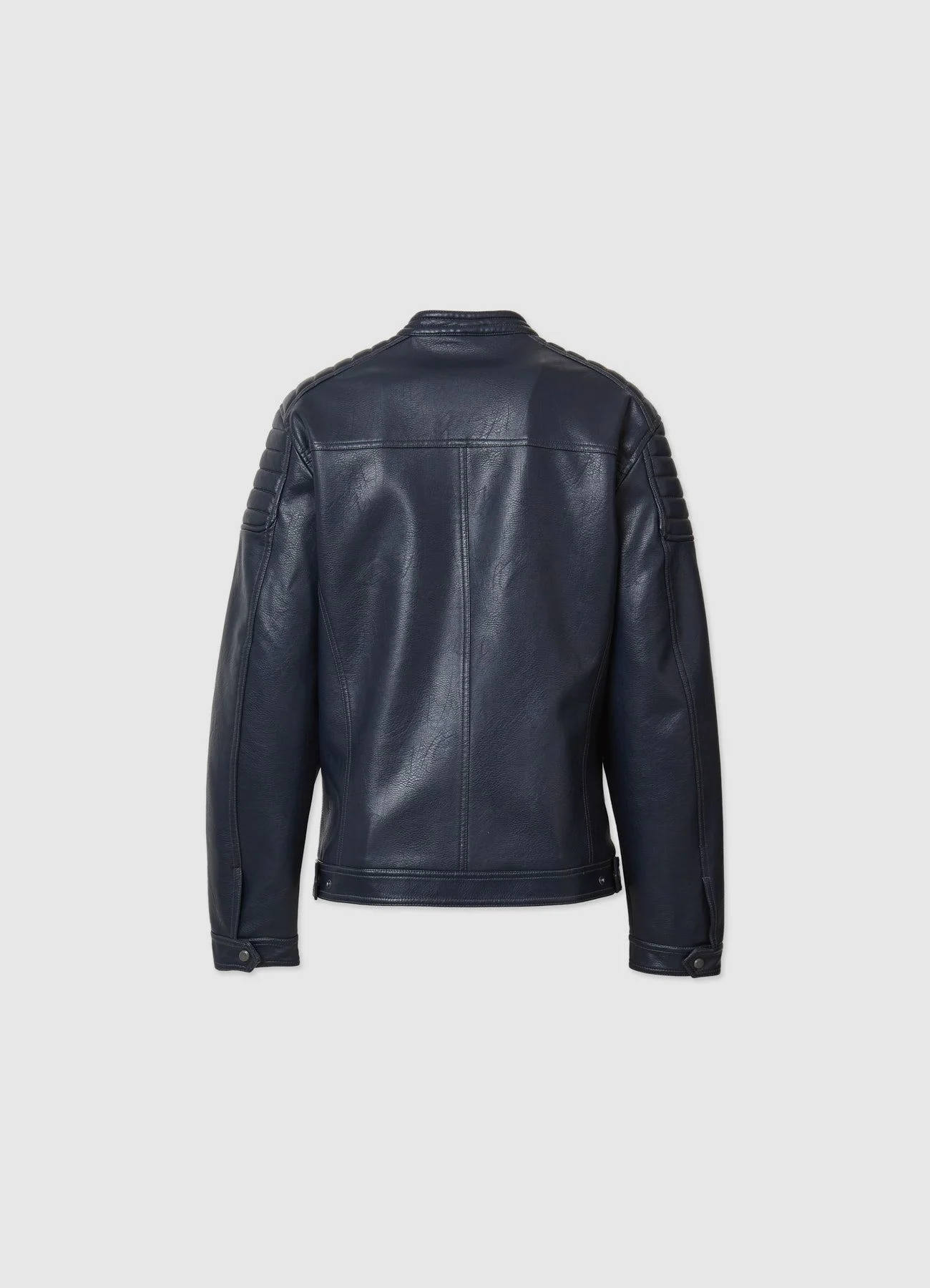 Giubbotto biker similpelle - Image 6