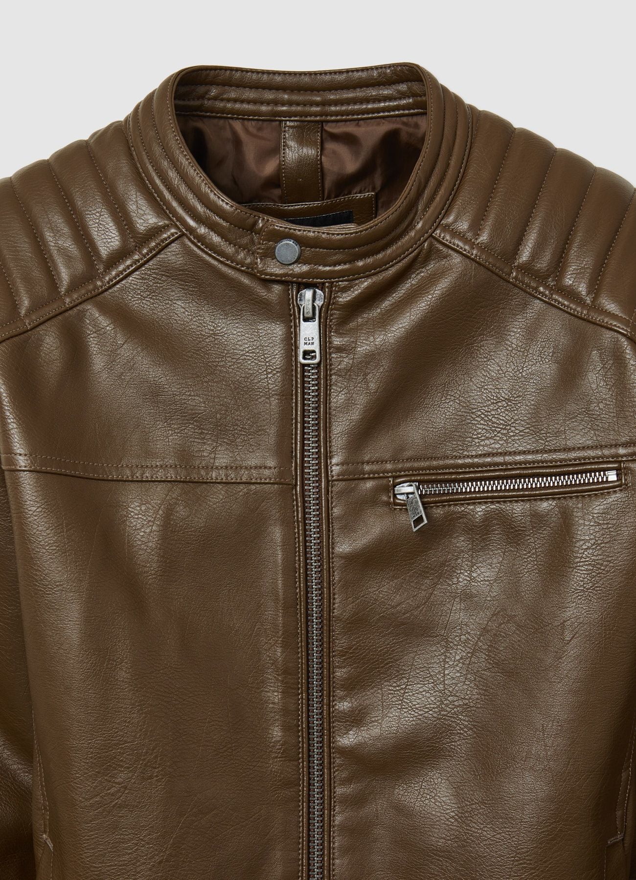 Giubbotto biker similpelle - Image 5