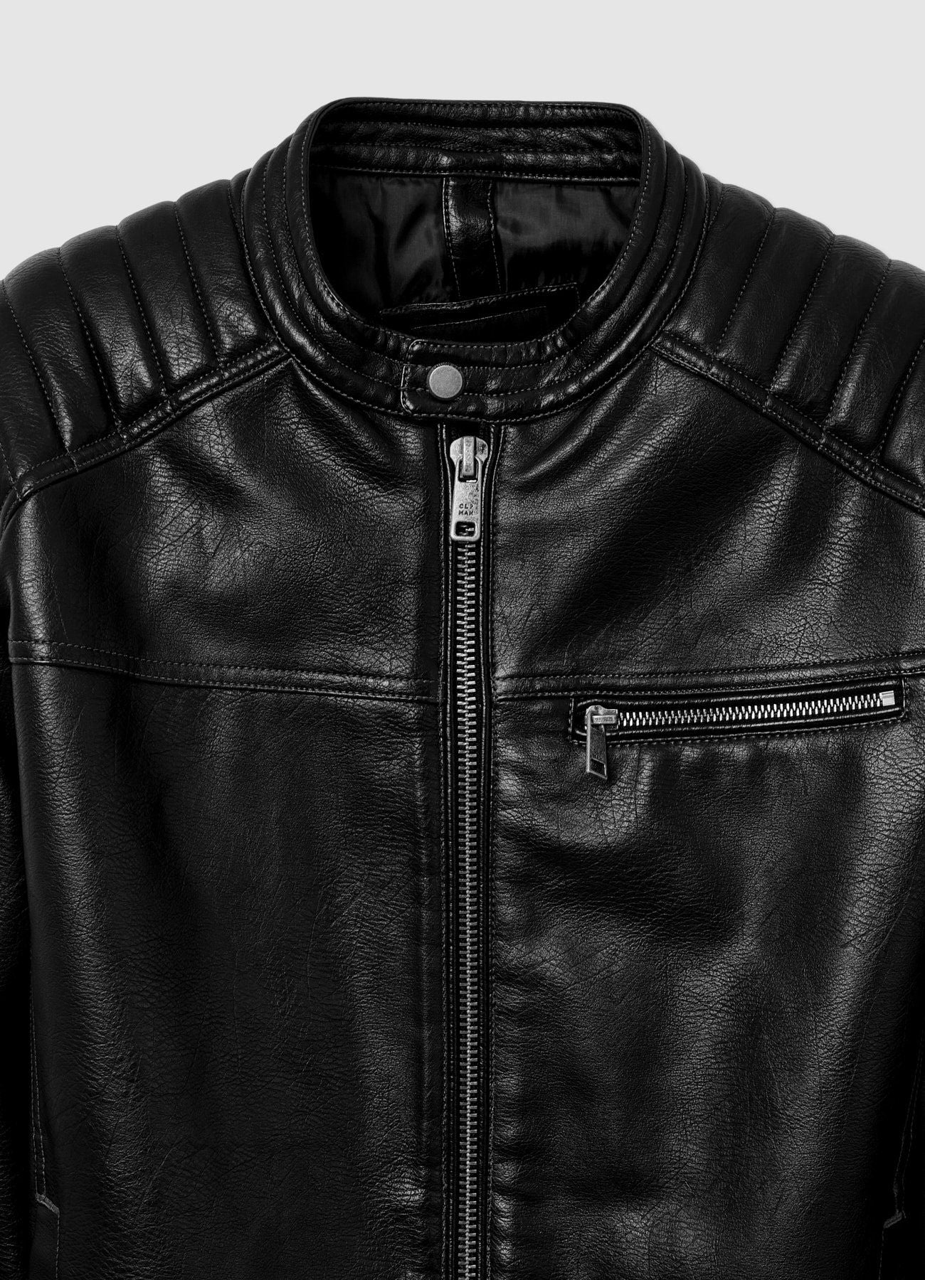 Giubbotto biker similpelle - Image 5