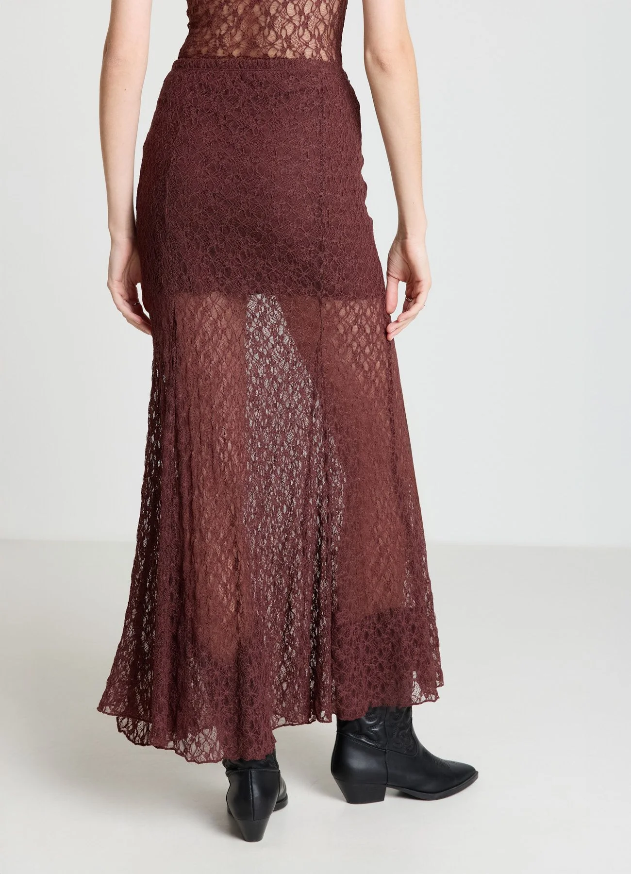 Gonna longuette in pizzo - Image 2