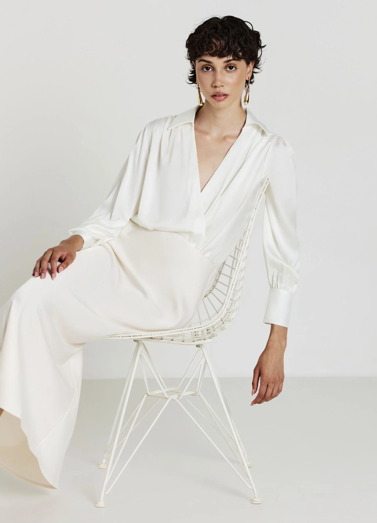 Gonna longuette svasata - Image 3