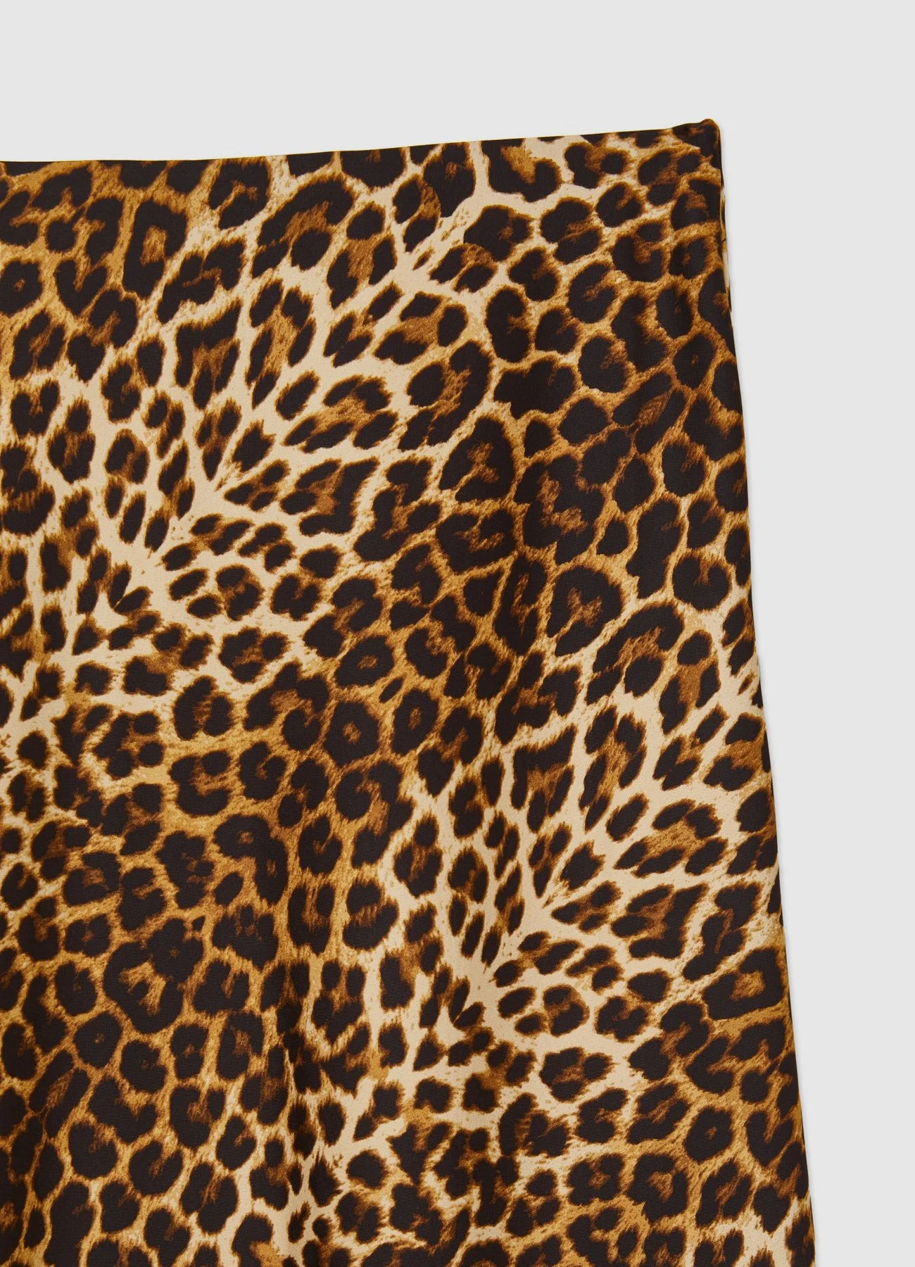 Gonna lunga animalier simil satin - Image 5