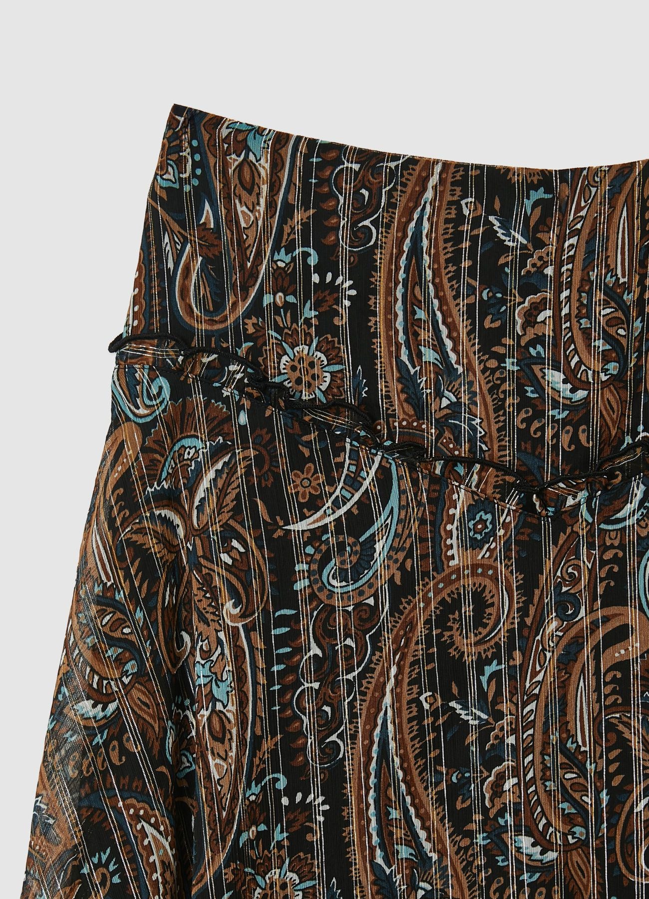 Gonna lunga balze fantasia paisley - Image 5