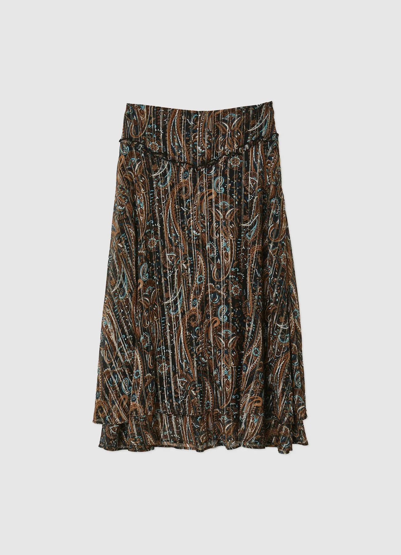 Gonna lunga balze fantasia paisley - Image 6