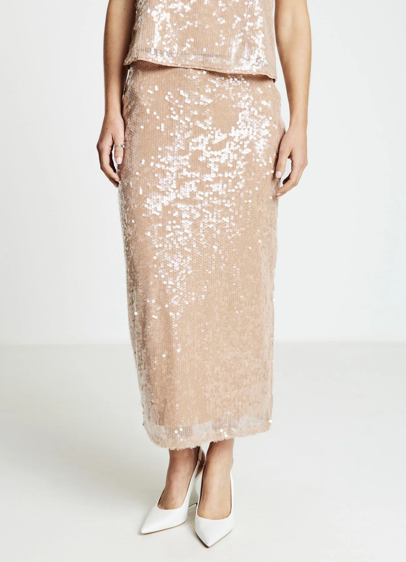 Gonna midi con paillettes - Image 3