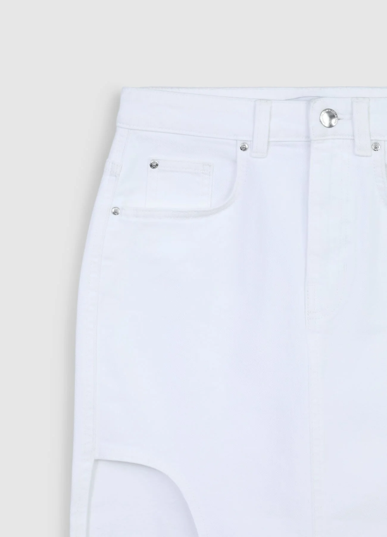 Gonna midi spacco denim - Image 6