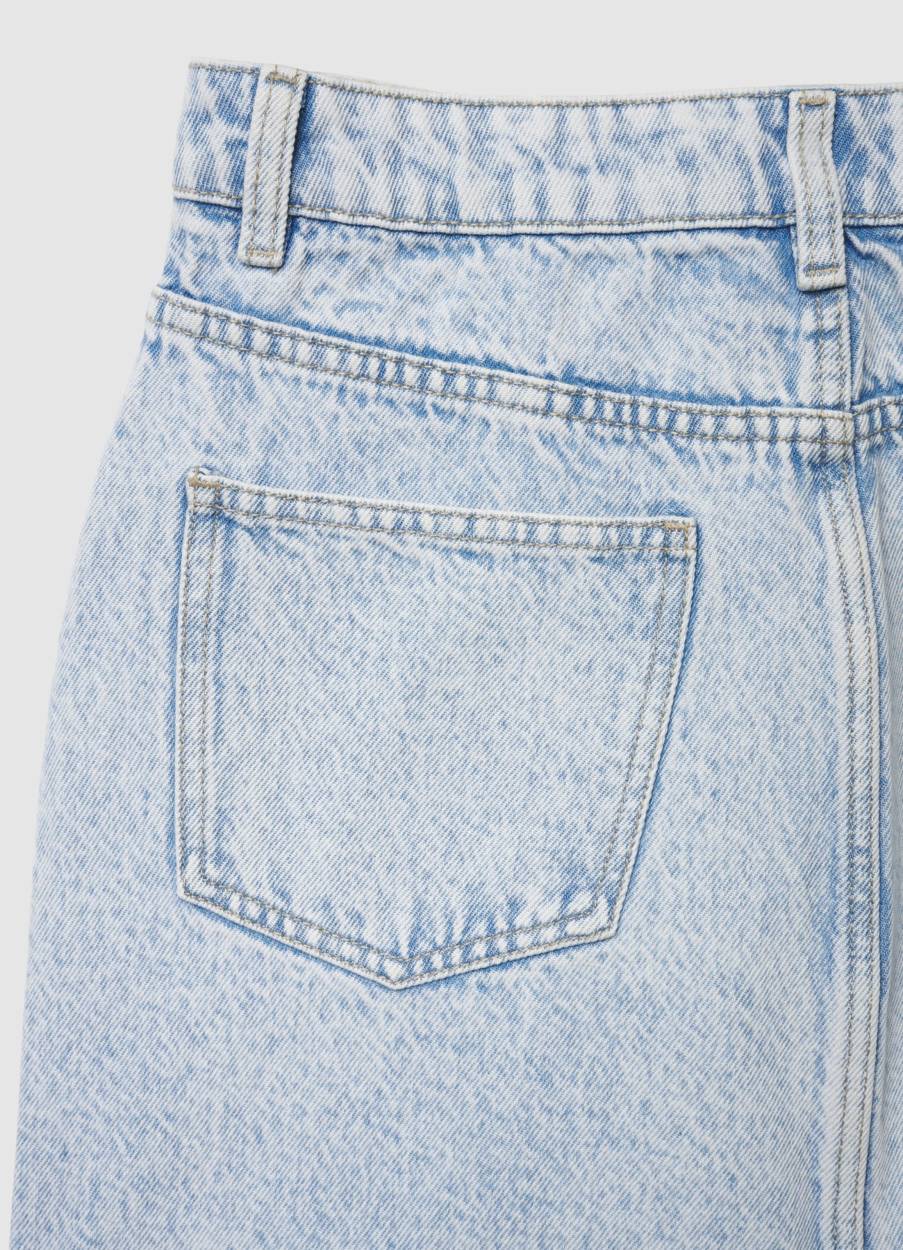Gonna mini in denim con strass - Image 7