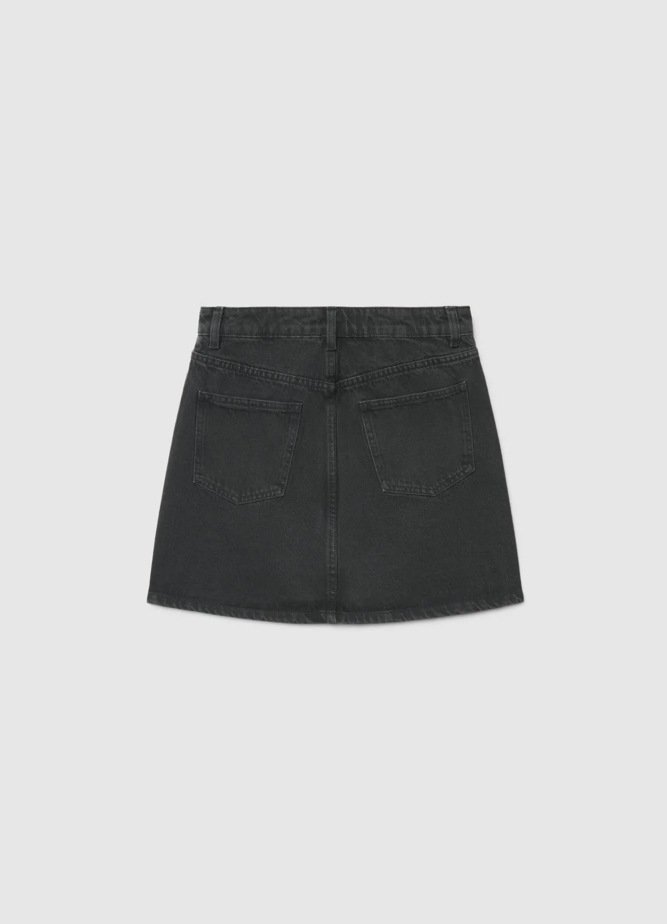 Gonna mini in denim con strass - Image 5