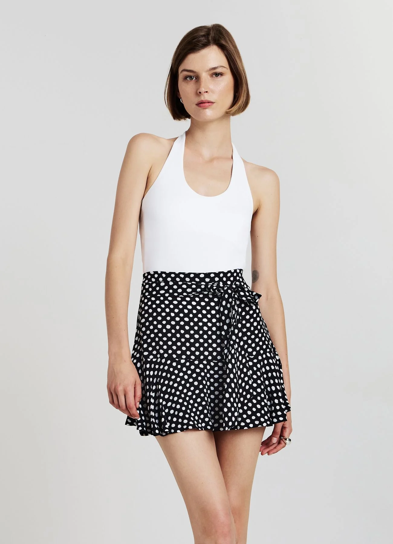 Gonna-pantalone a pois - Image 7