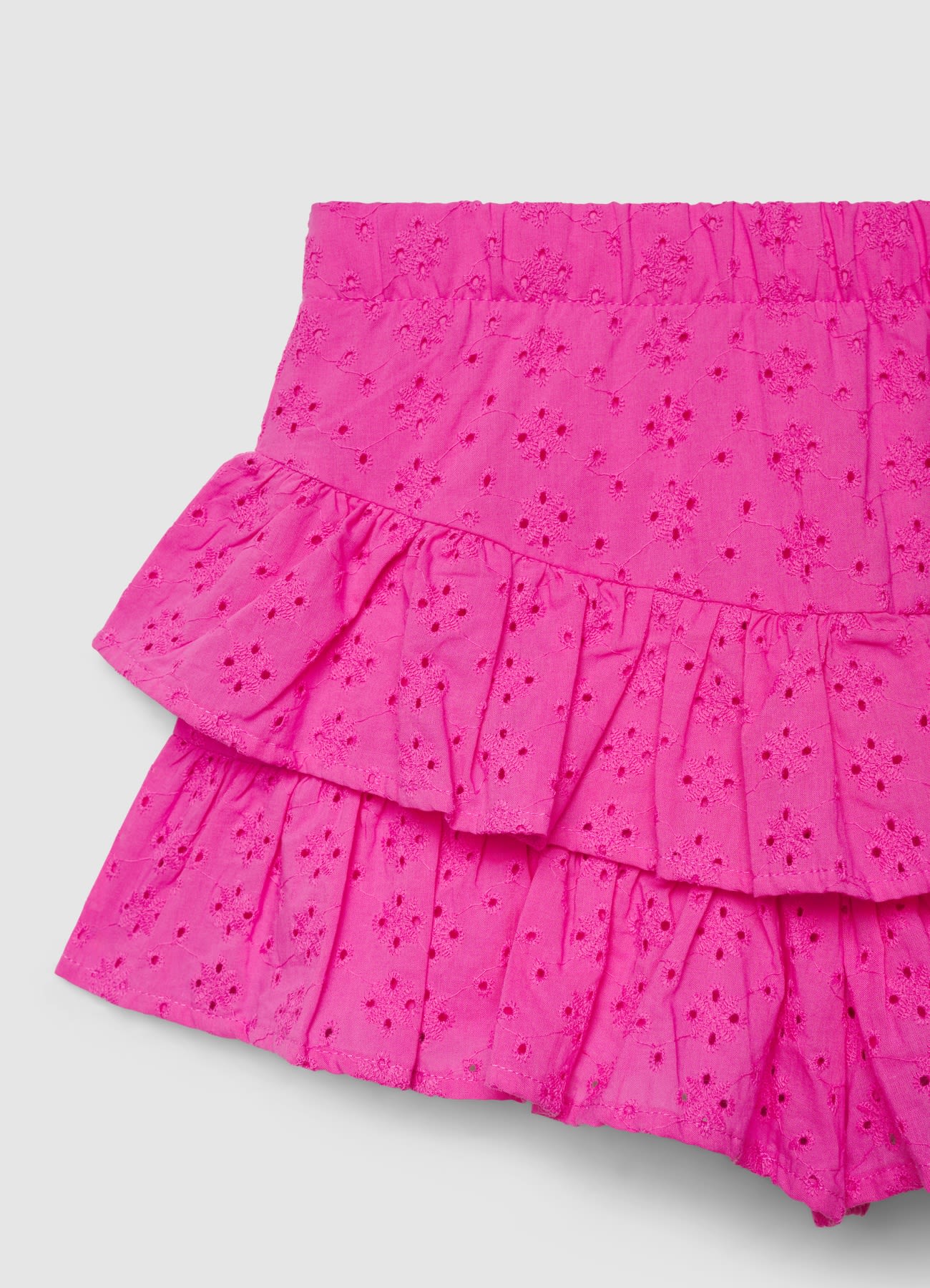 Gonna-pantalone con balze sangallo