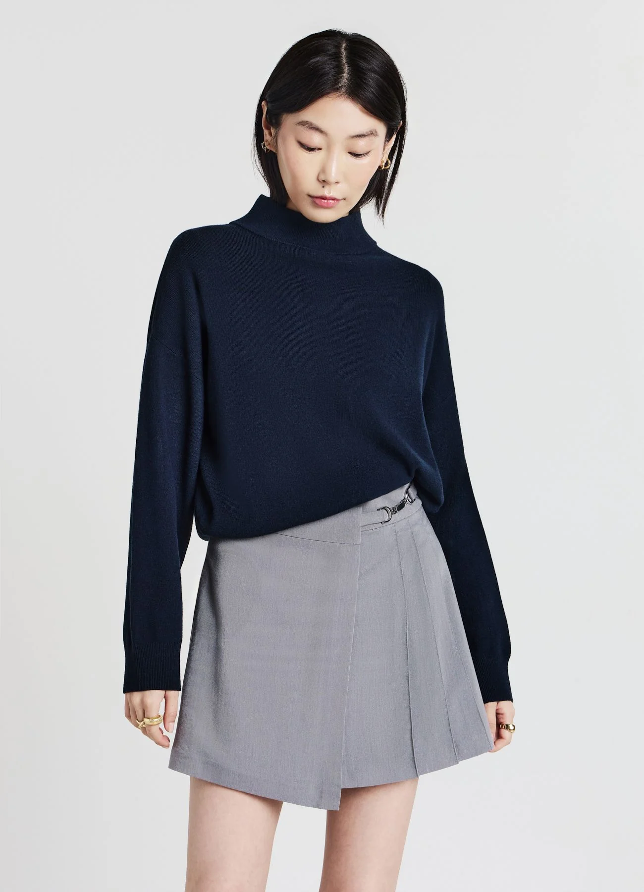 Gonna-pantalone con pieghe - Image 3