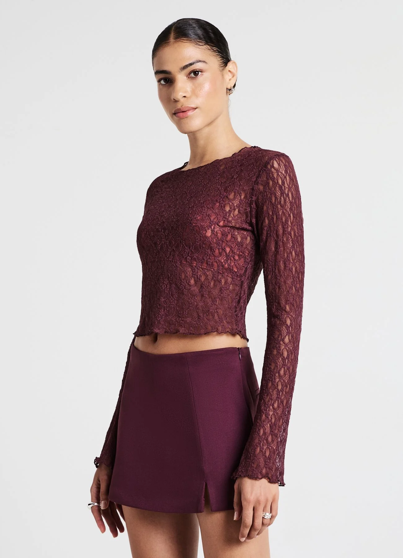Gonna-pantalone con spacco