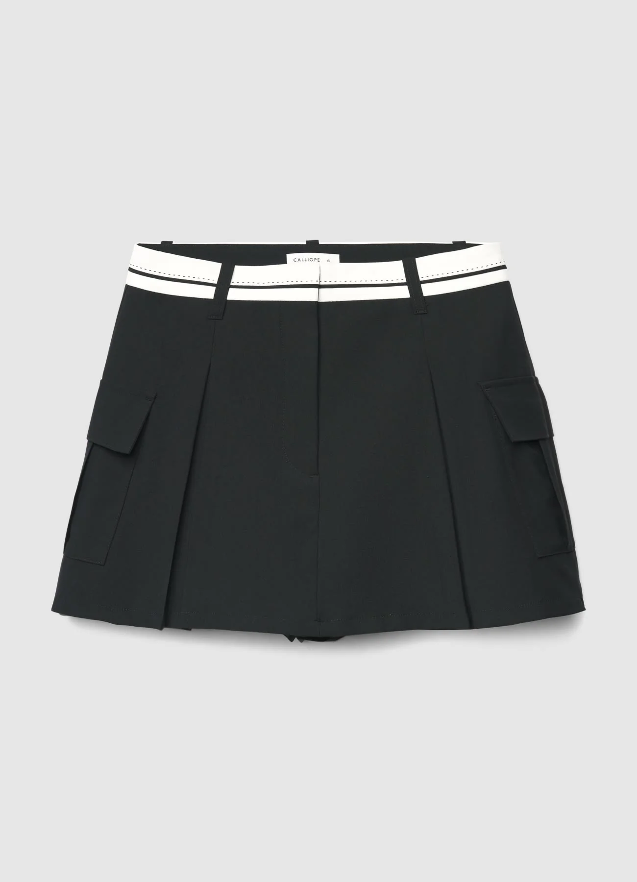 Gonna-pantalone con tasconi - Image 4