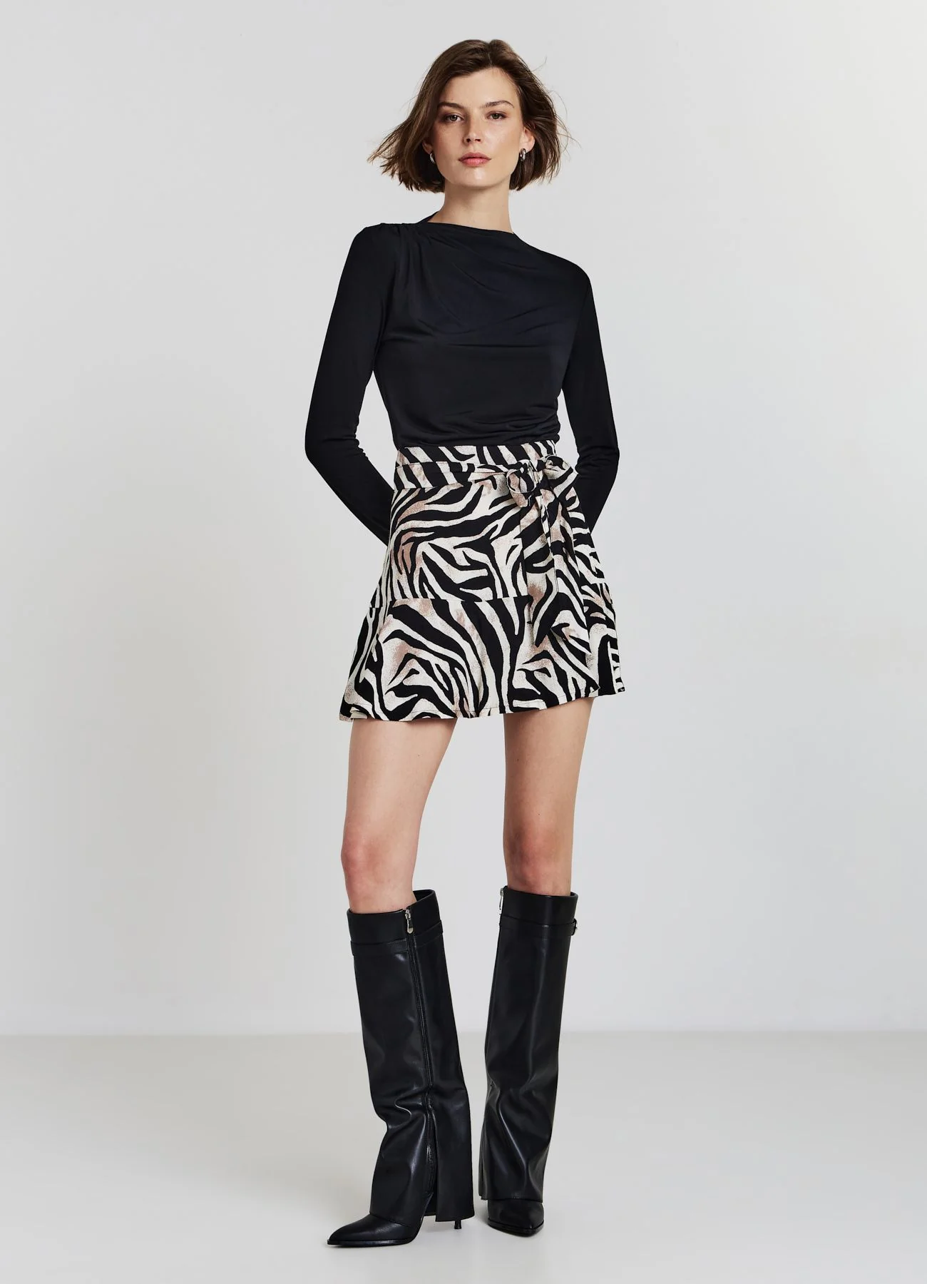 Gonna-pantalone fantasia zebrata - Image 2