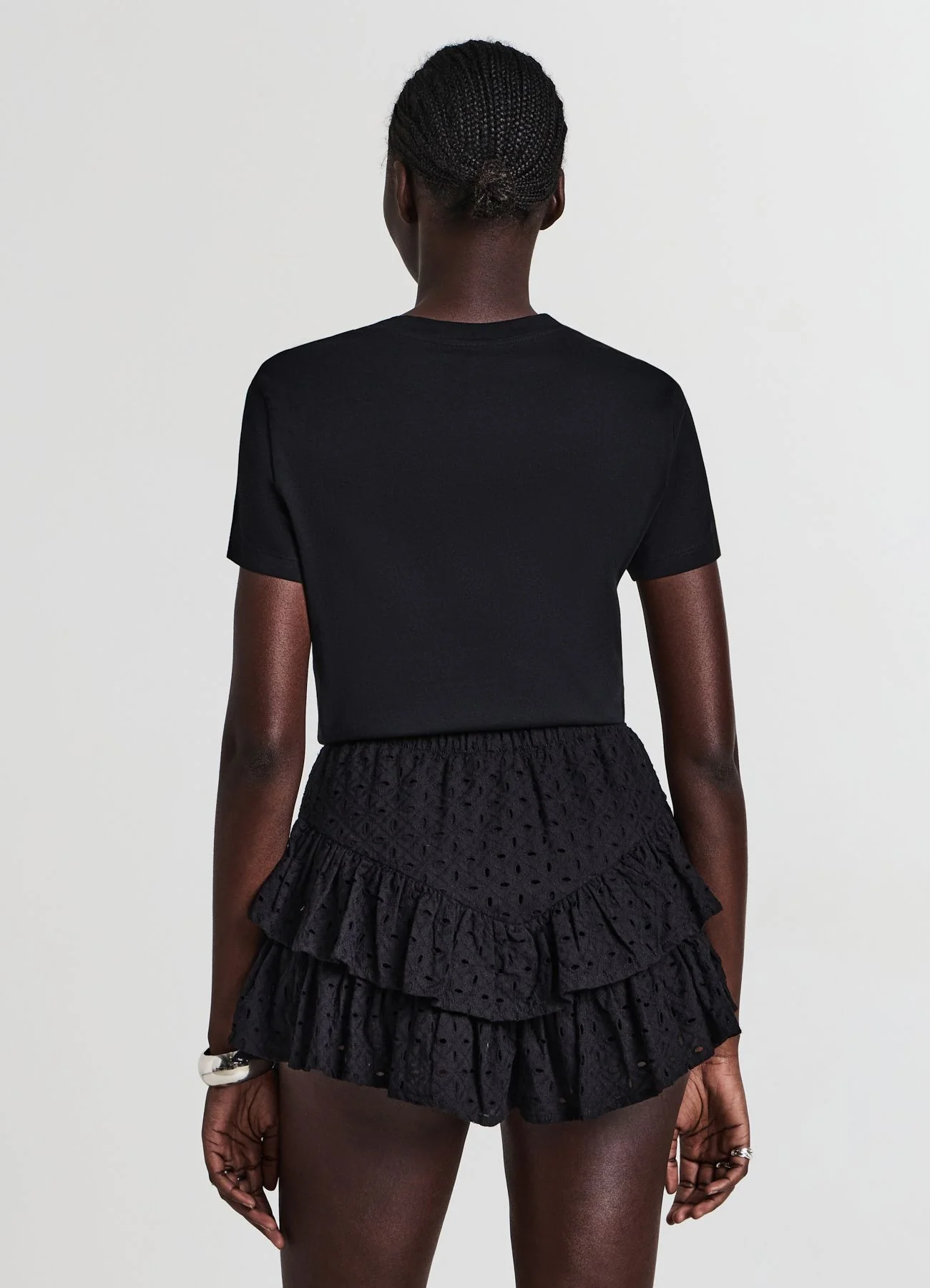 Gonna pantalone frill sangallo