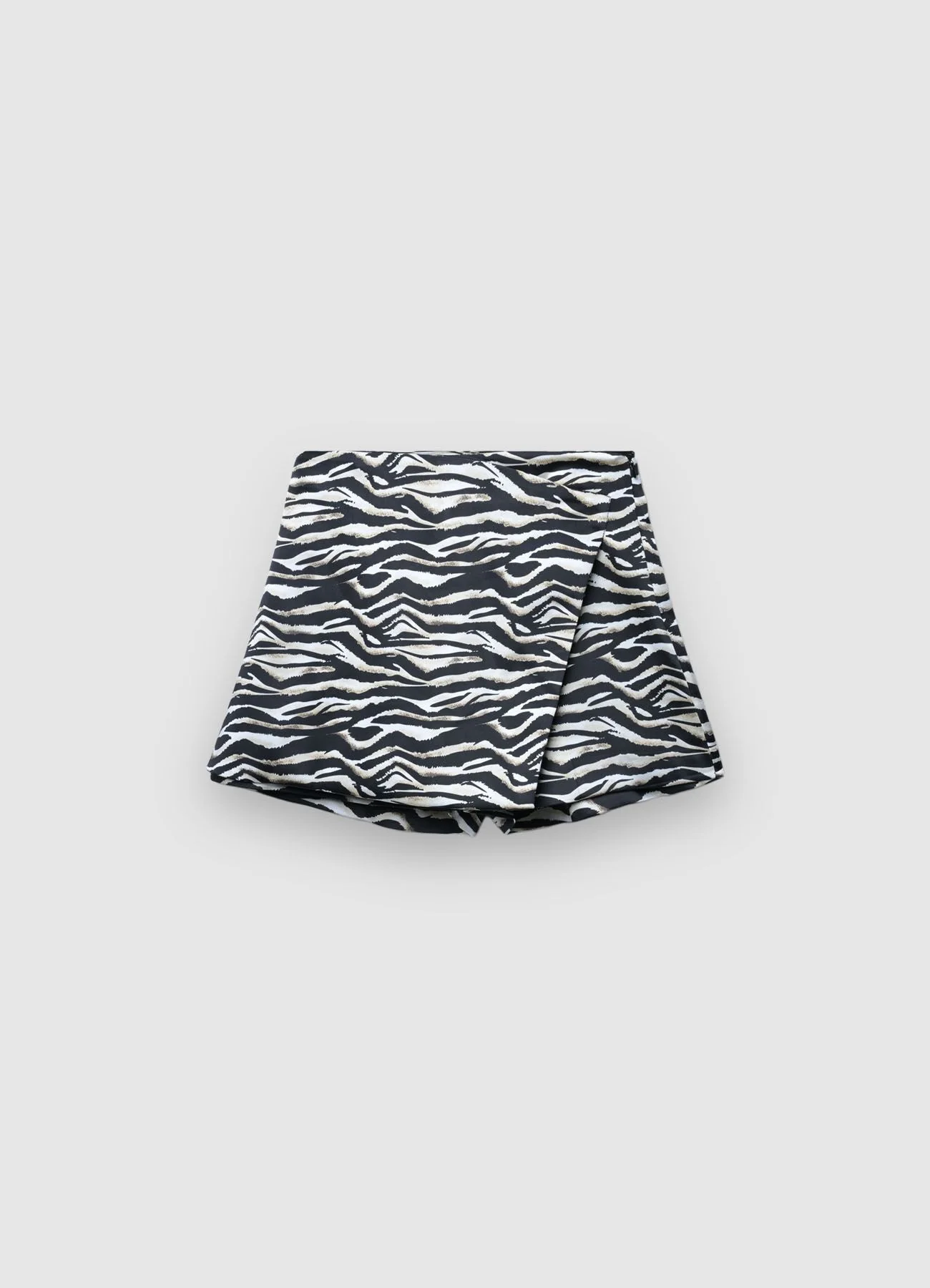 Gonna-pantalone simil satin fantasia - Image 6