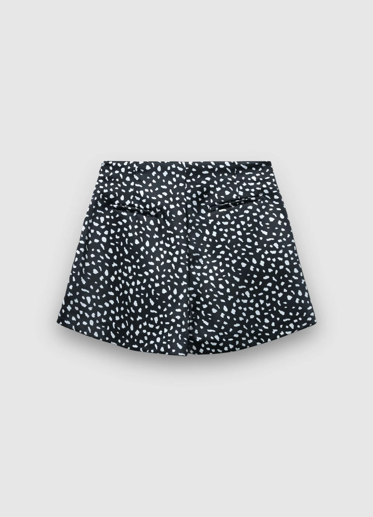 Gonna-pantalone simil satin fantasia - Image 5