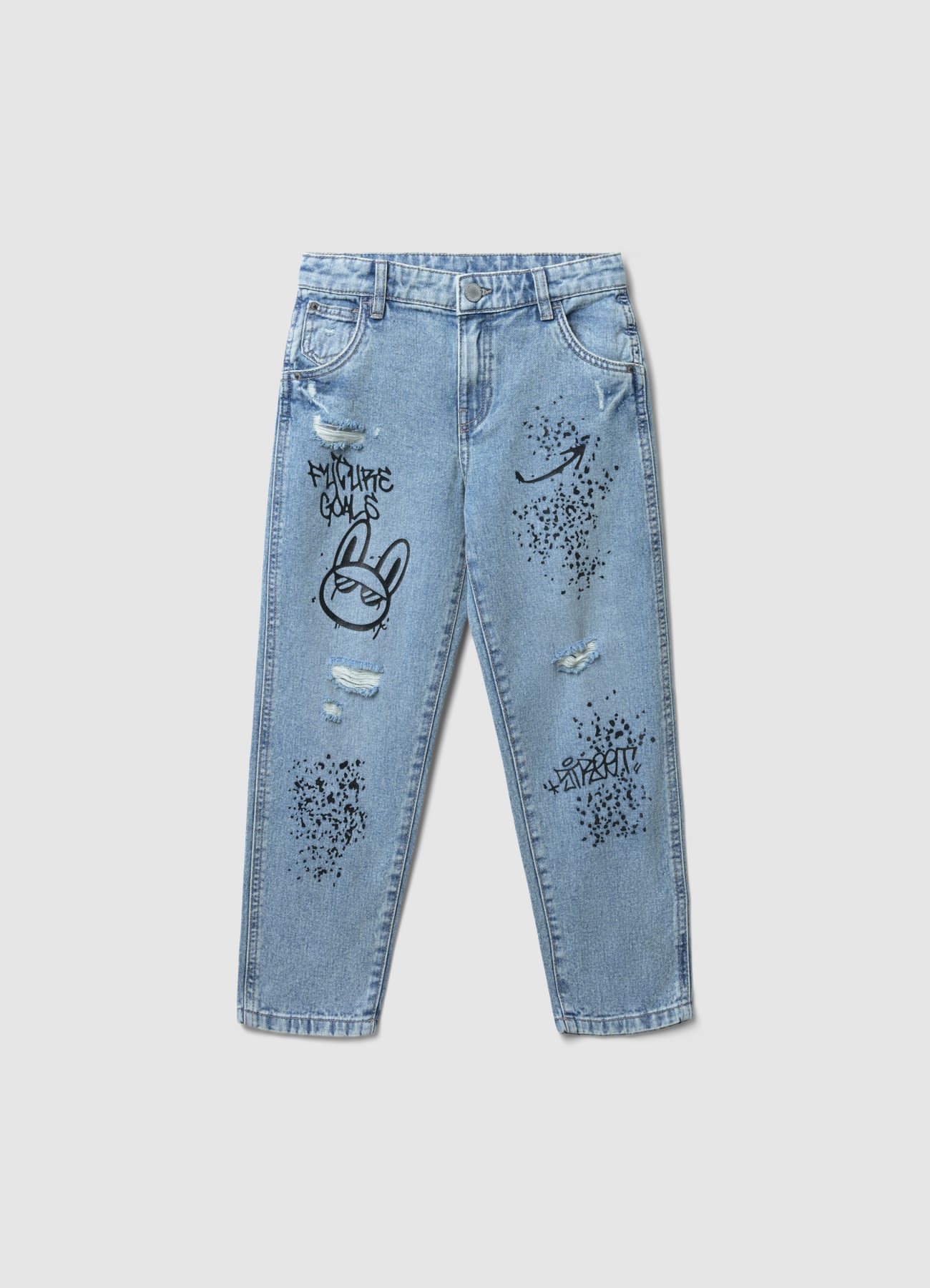 Jeans baggy con patch - Image 4