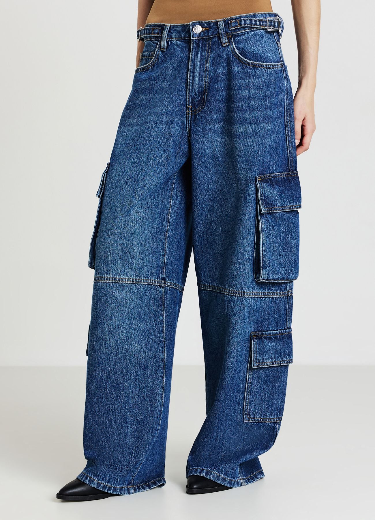 Jeans cargo multipocket - Image 3