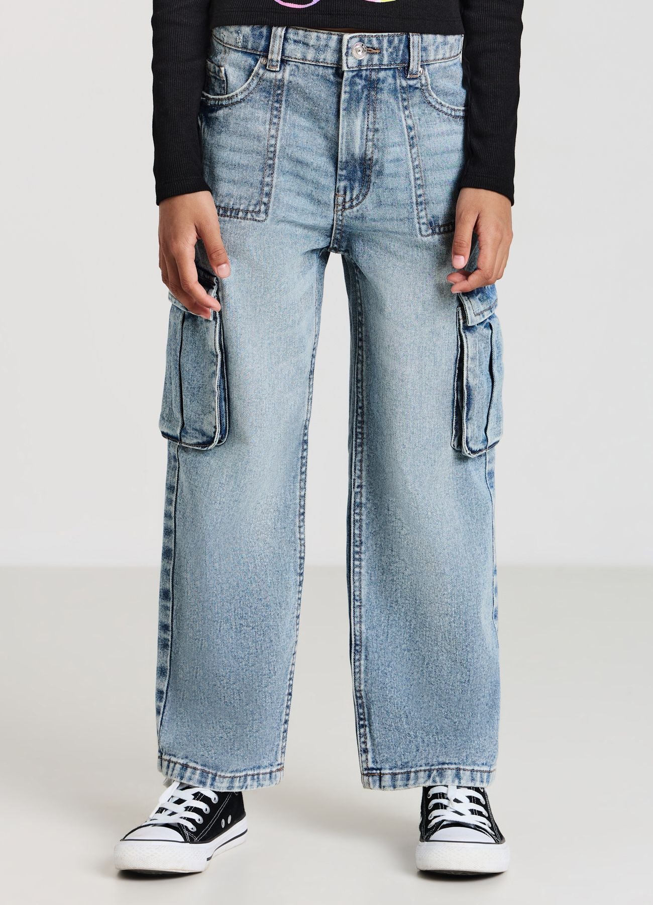 Jeans cargo wide leg - Image 3