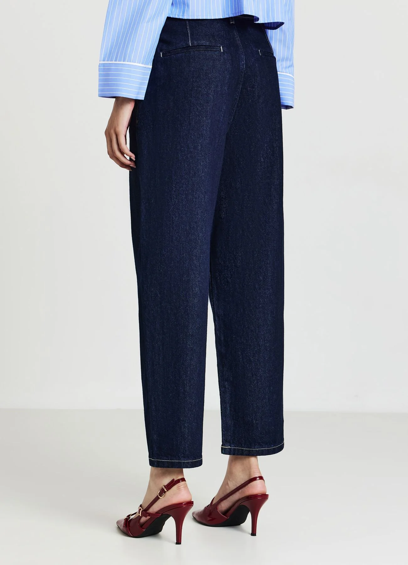 Jeans carrot sartoriali