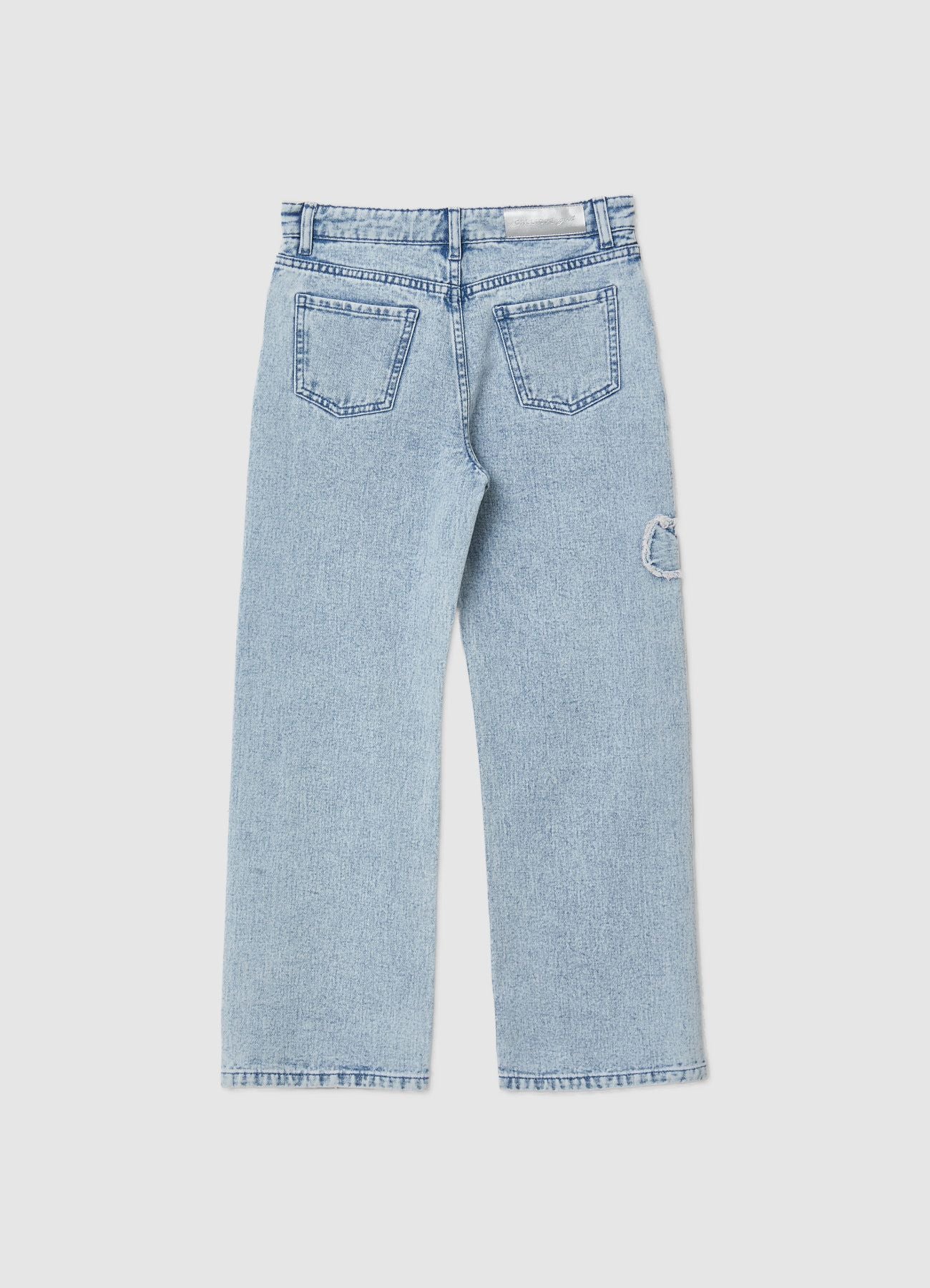 Jeans con applicazione fiocco - Image 2