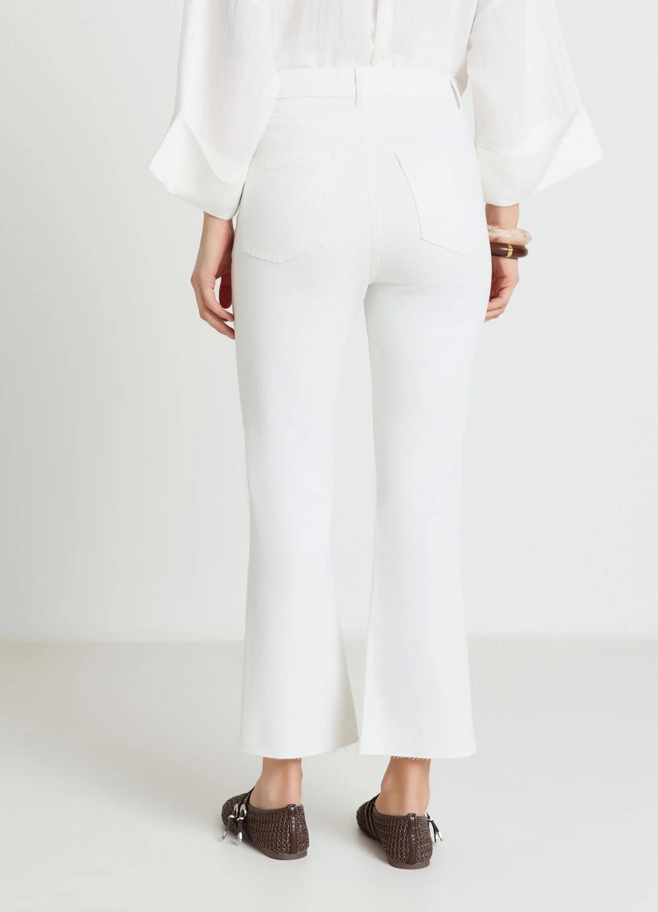 Jeans crop flare a cinque tasche - Image 2