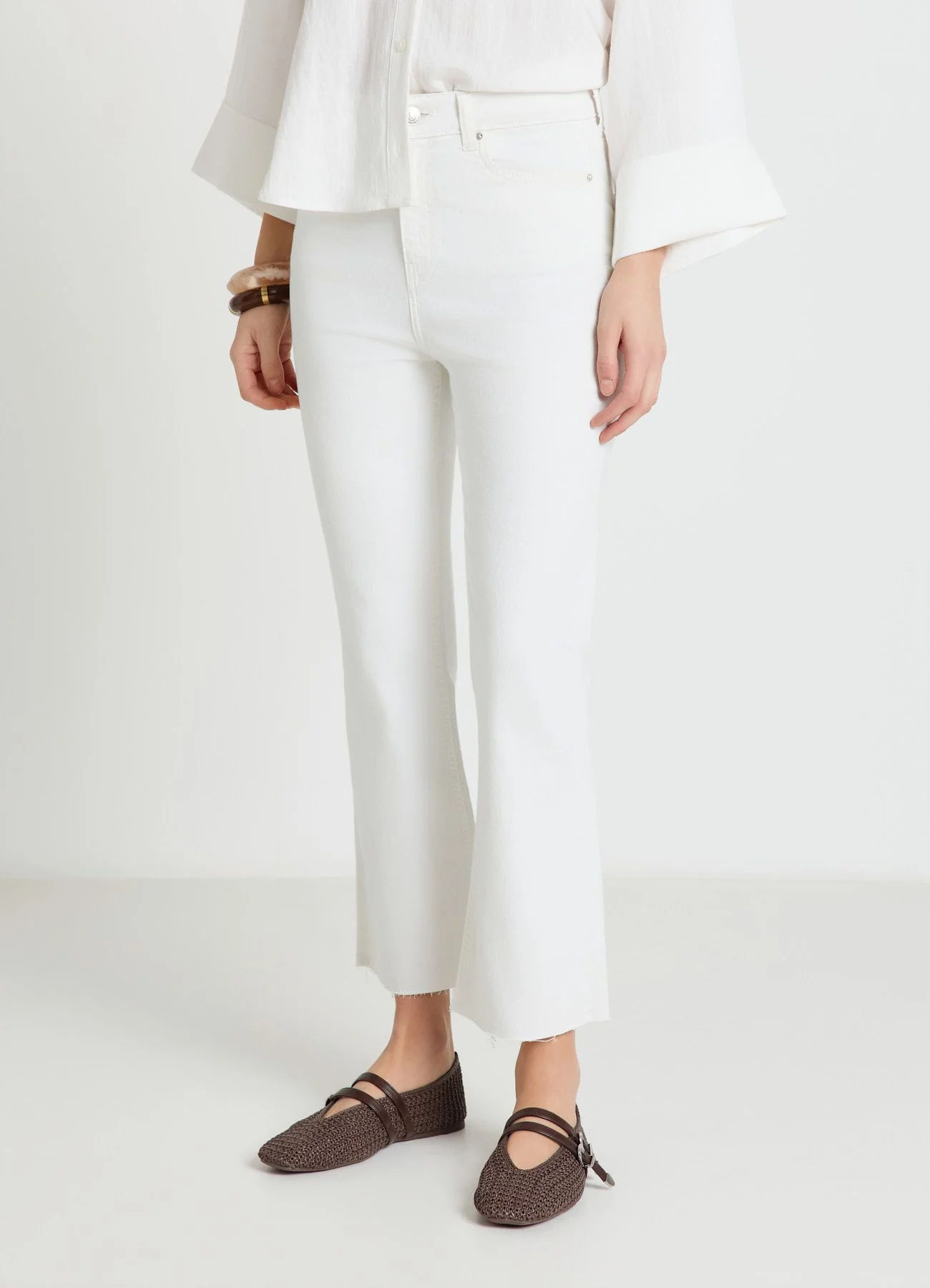 Jeans crop flare a cinque tasche - Image 3