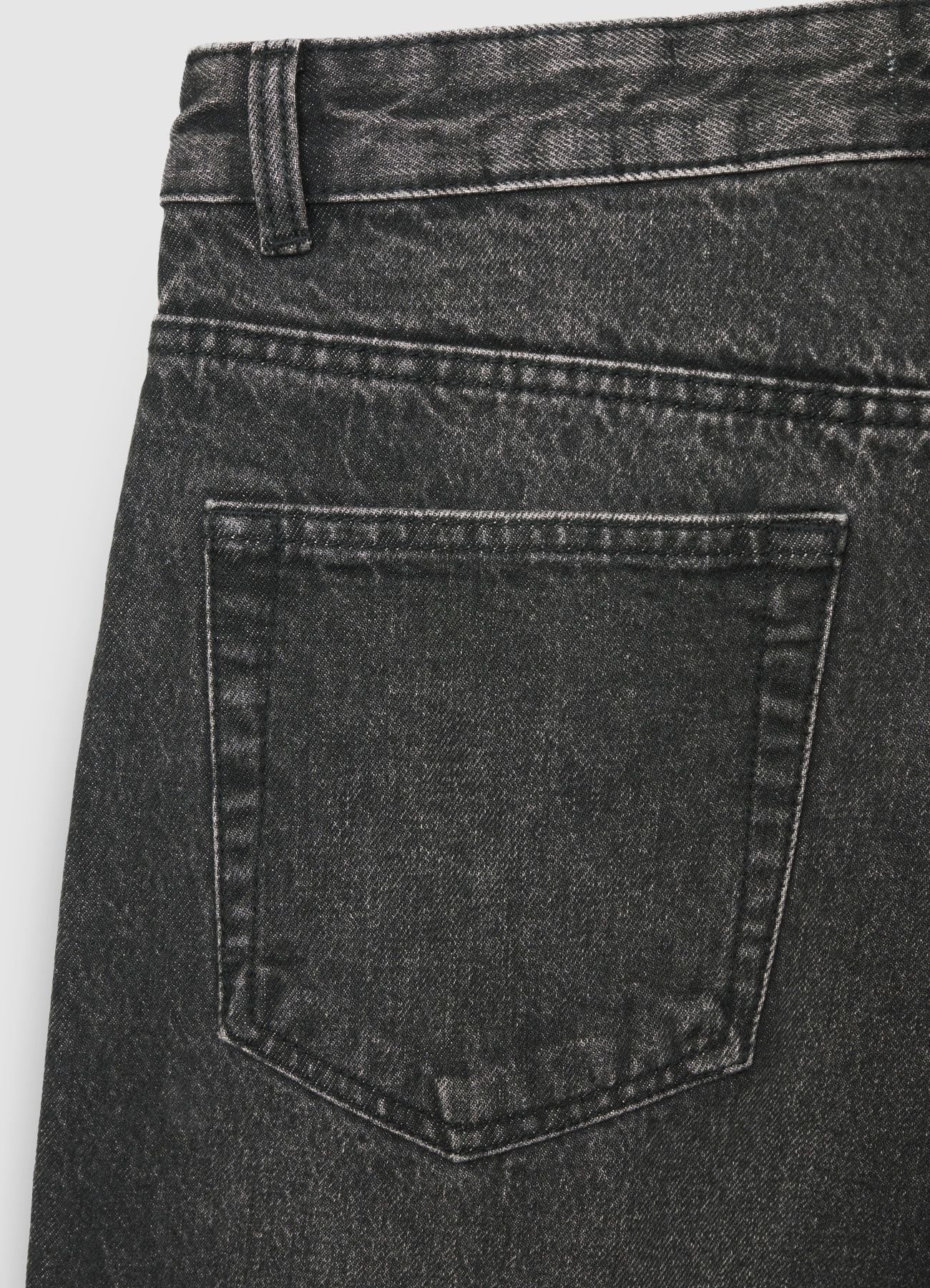 Jeans cropped a tinta unita - Image 4