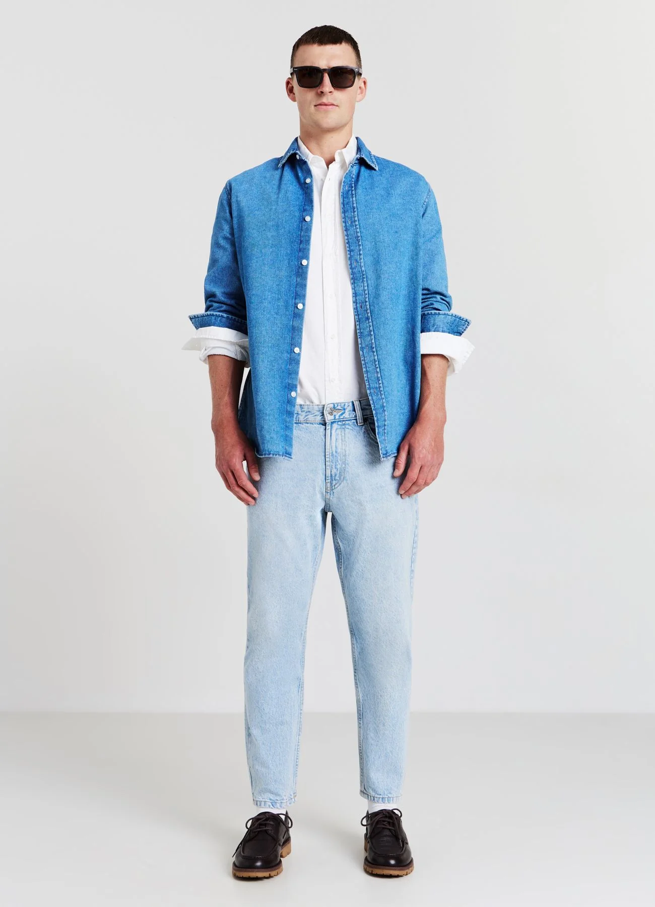 Jeans cropped slavati - Image 2