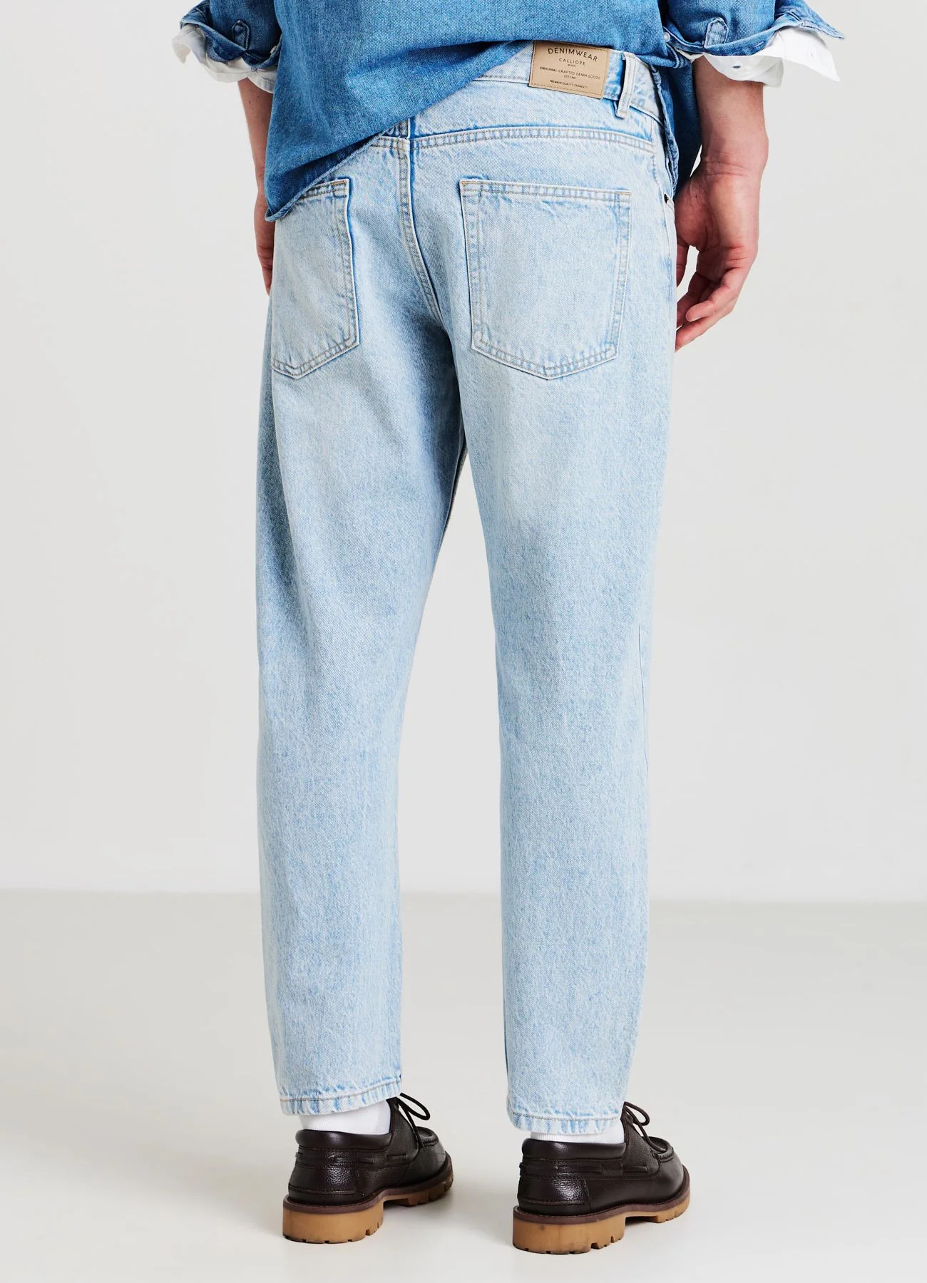 Jeans cropped slavati - Image 3