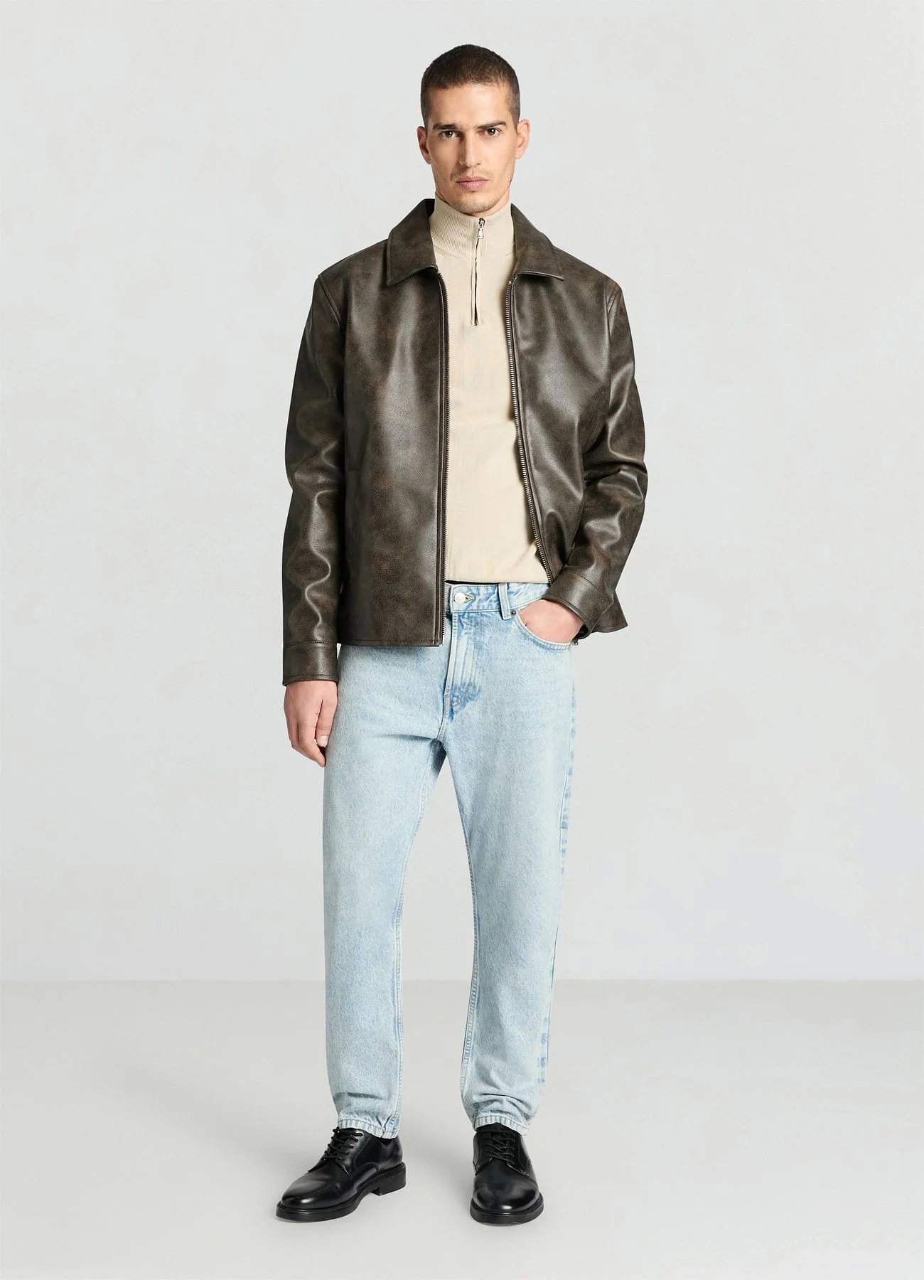 Jeans cropped slavati - Image 3