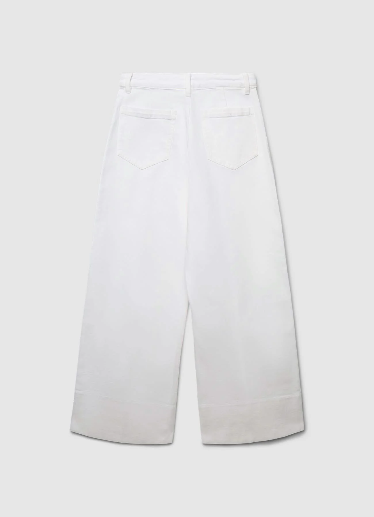 Jeans culotte con piega stirata - Image 4