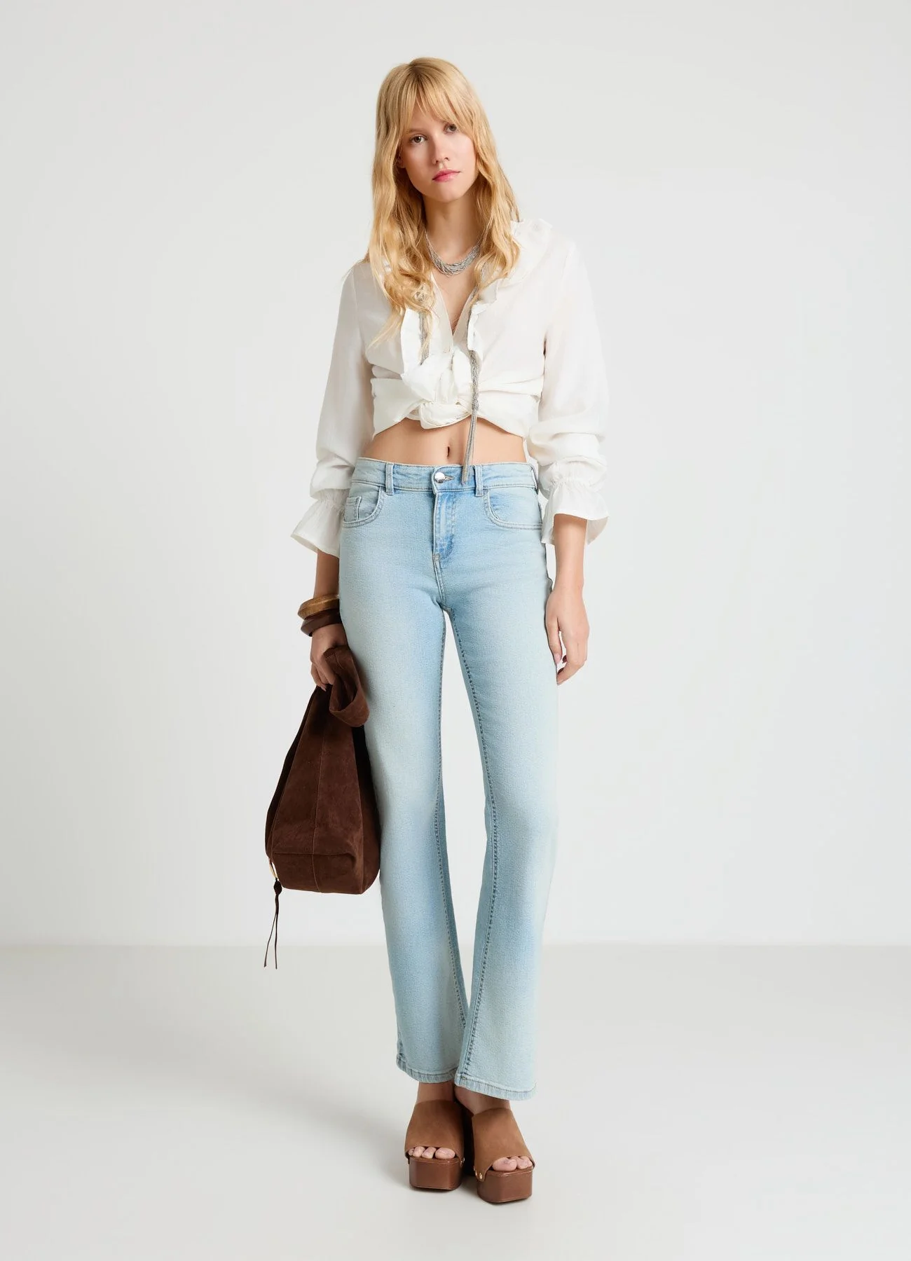 Jeans flare a vita bassa - Image 3