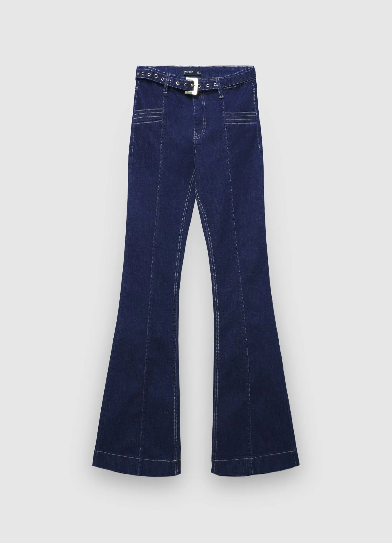 Jeans flare con cinturino - Image 6
