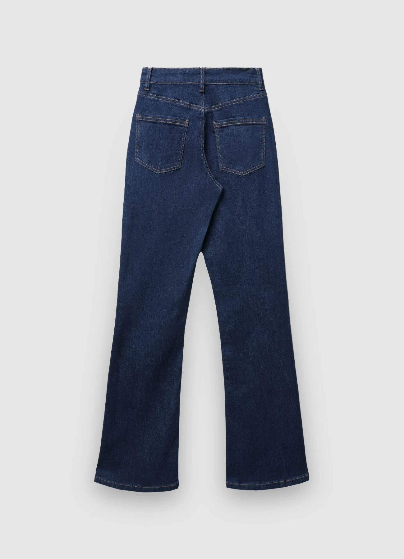 Jeans flare con nervature - Image 5