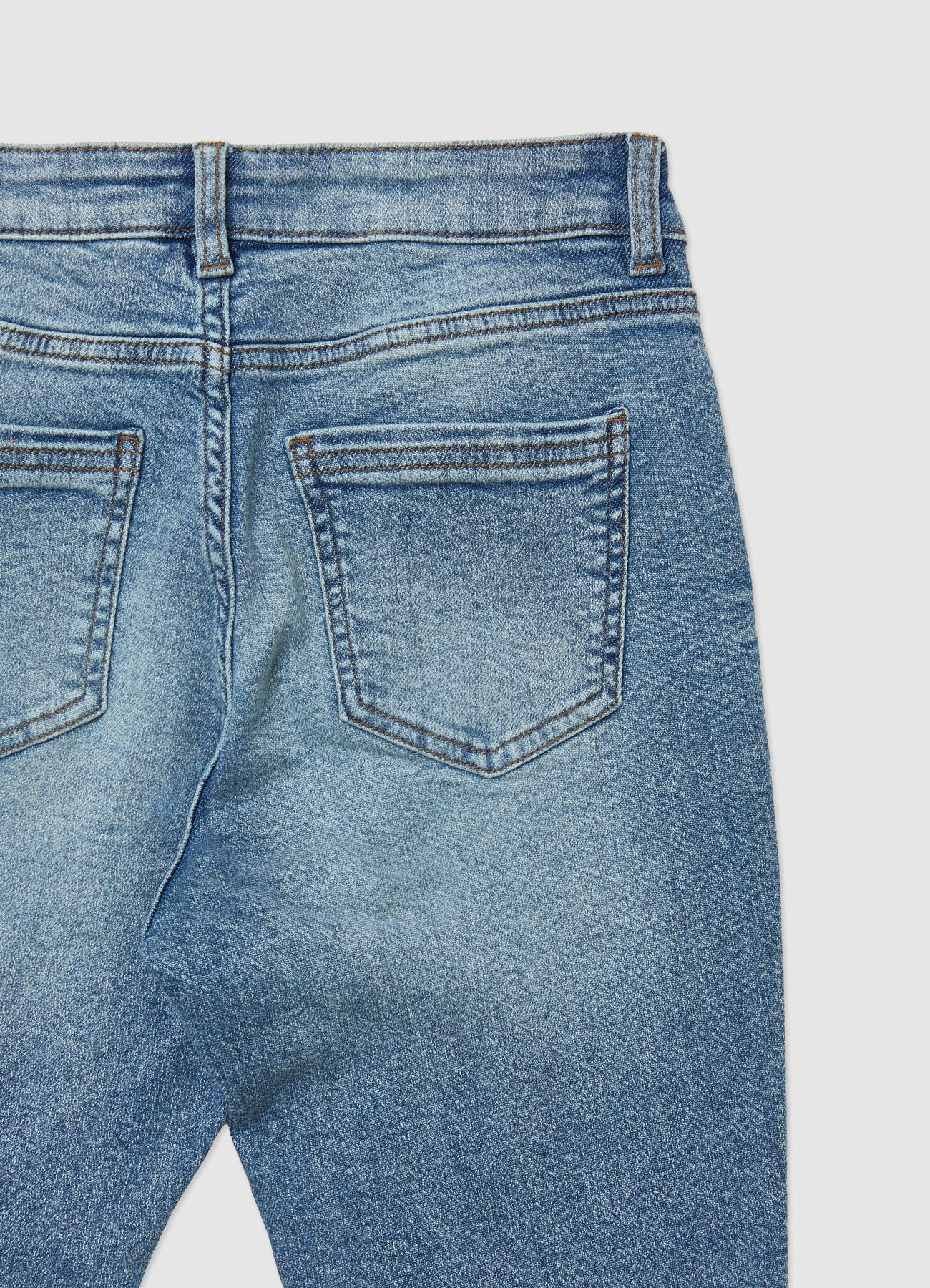 Jeans flare effetto sabbiato - Image 6