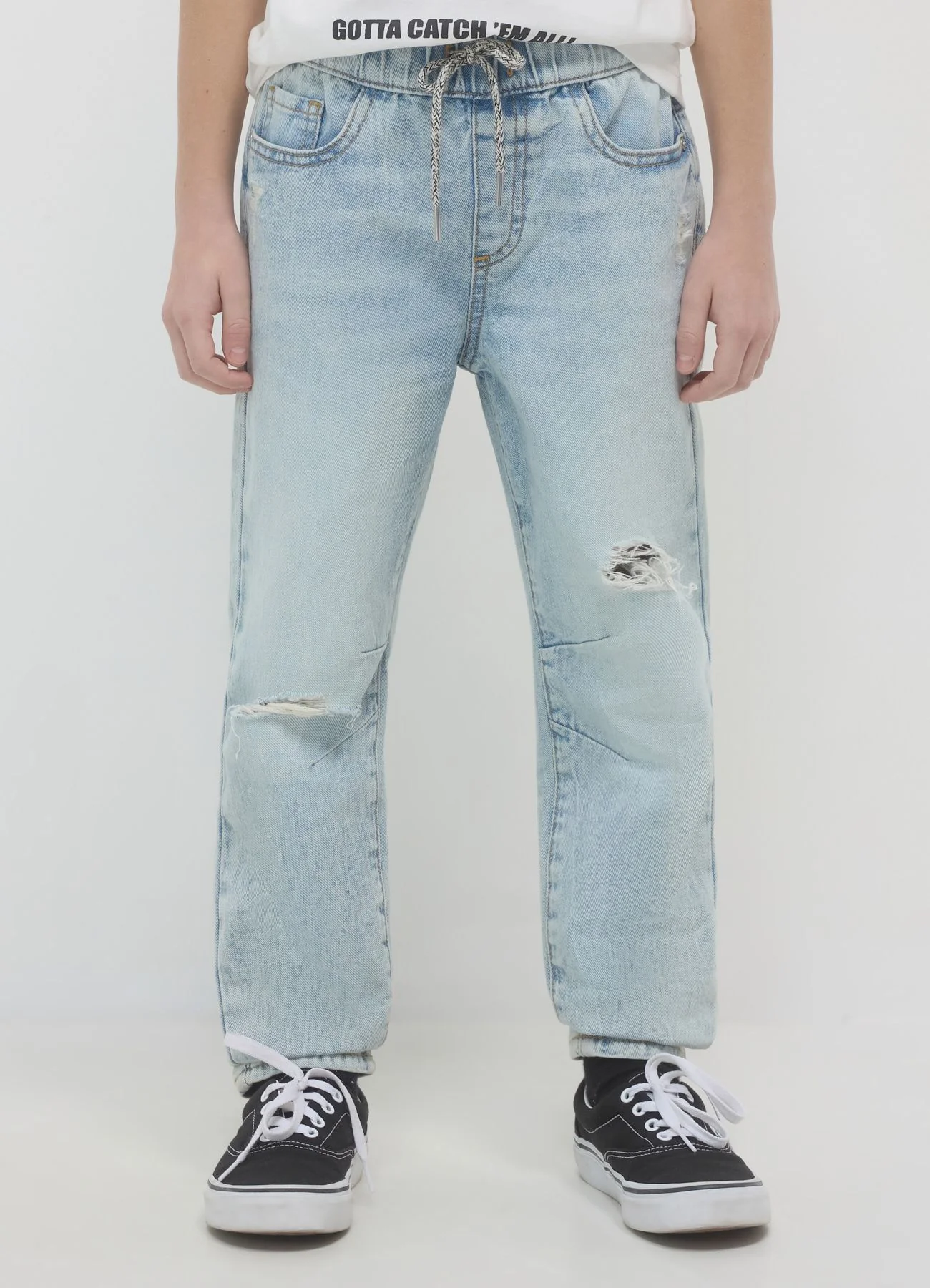 Jeans jogger con strappi - Image 3