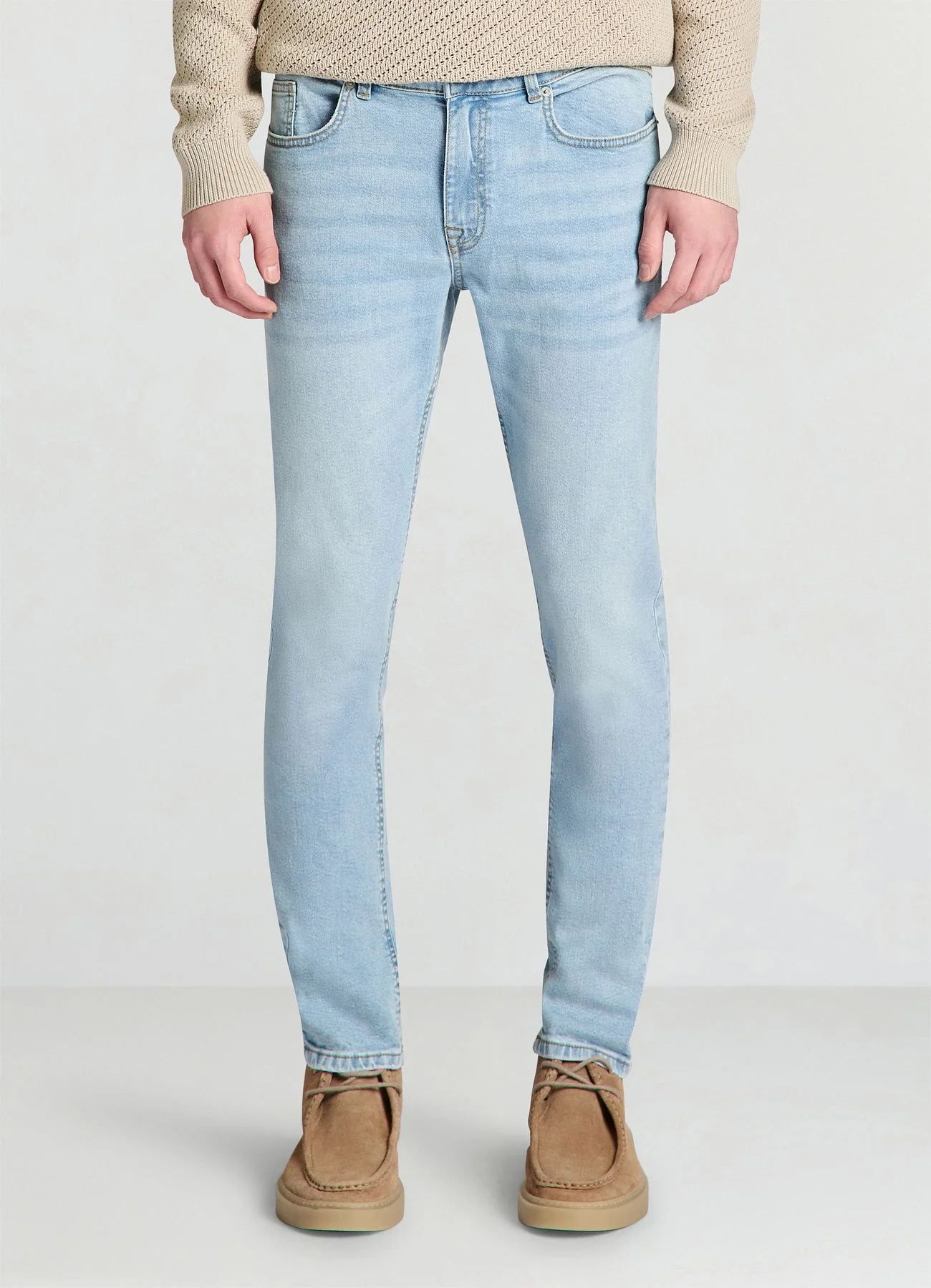 Jeans skinny effetto slavato - Image 3