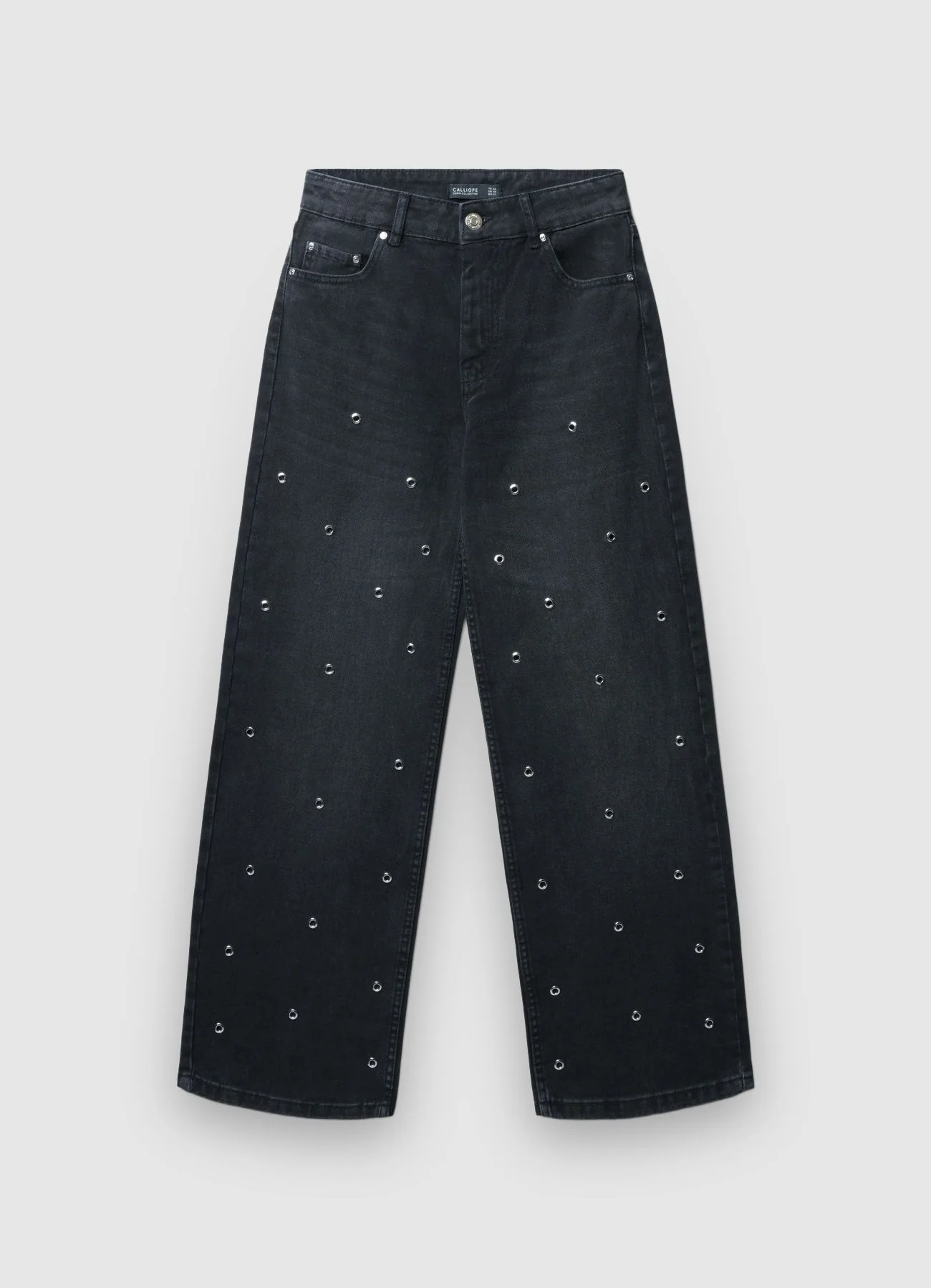 Jeans straight con eyelet - Image 4