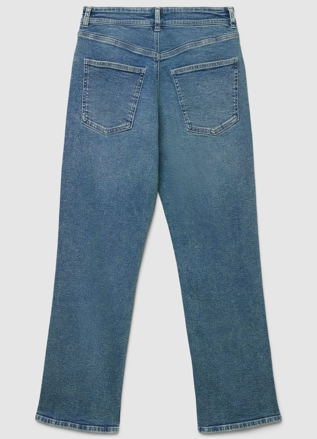Jeans straight con spacchi al fondo - Image 6