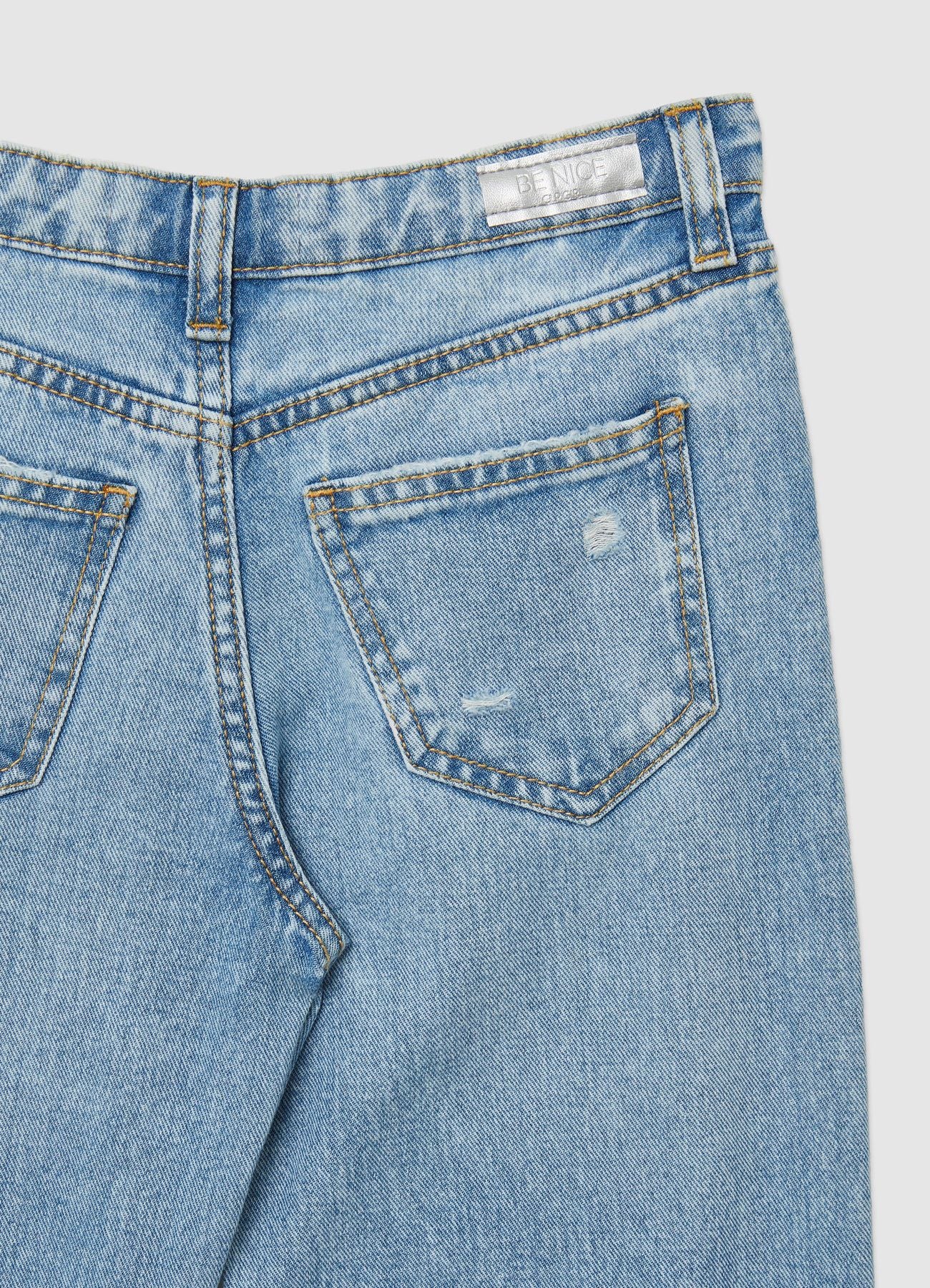 Jeans straight con strappi - Image 6