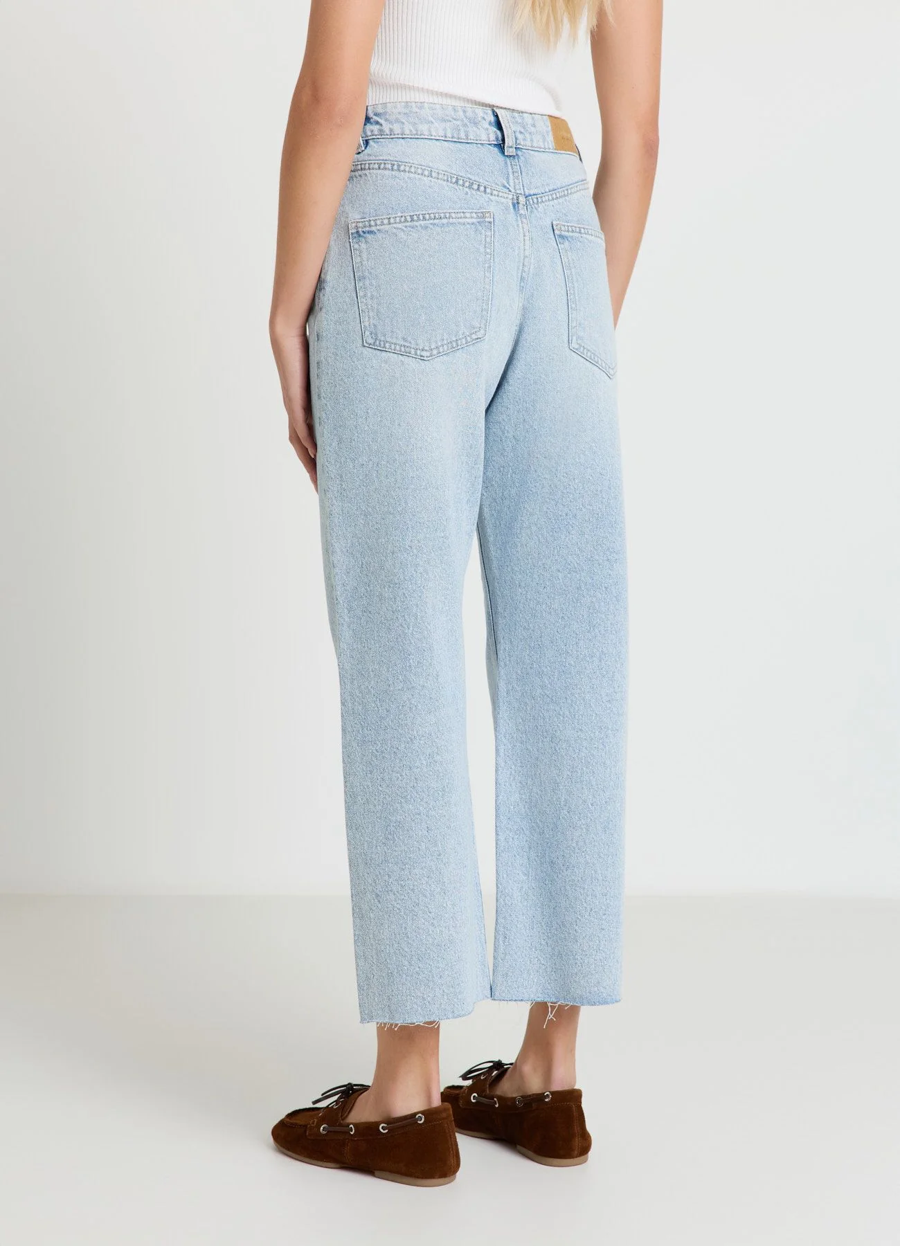 Jeans straight cropped fit - Image 2