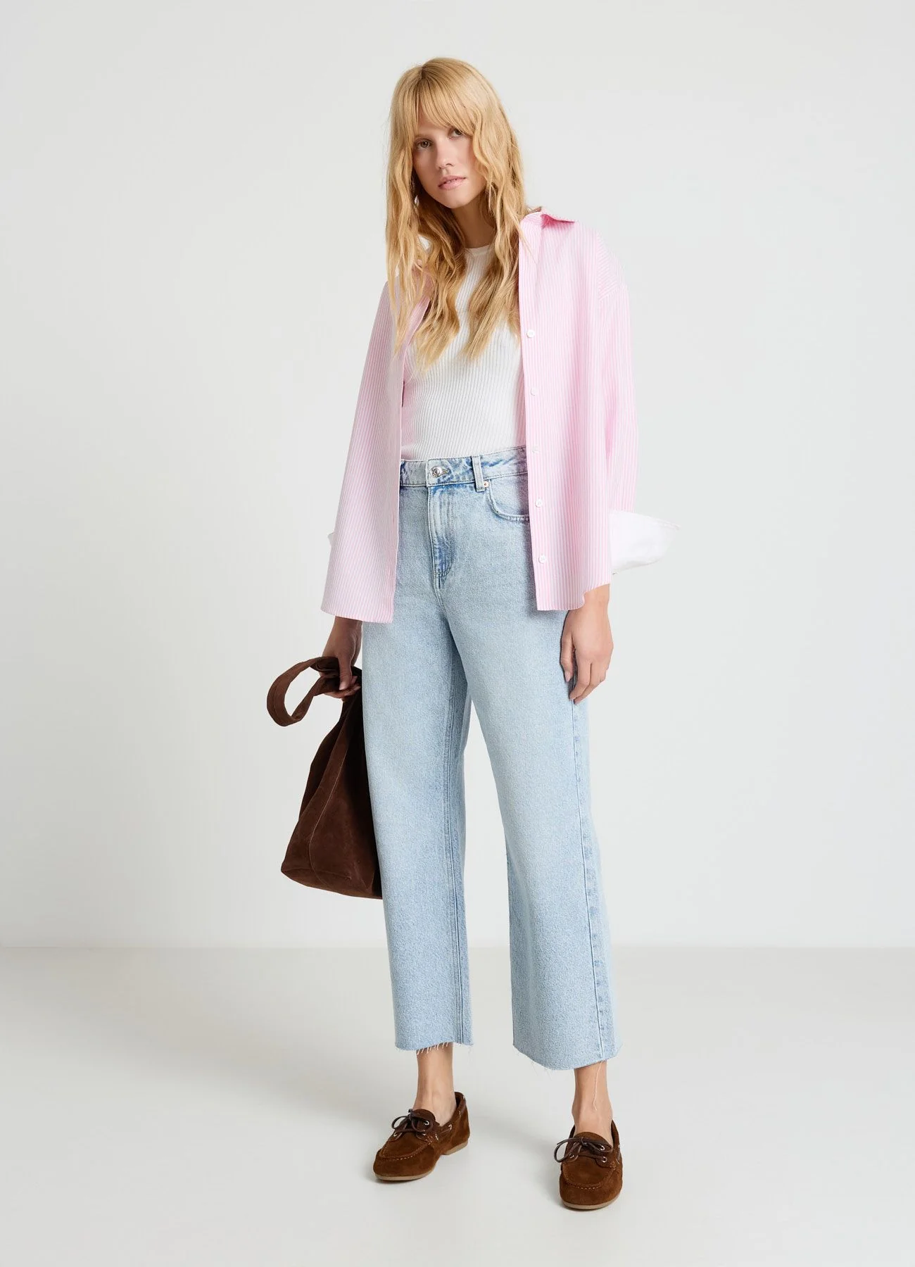 Jeans straight cropped fit - Image 3
