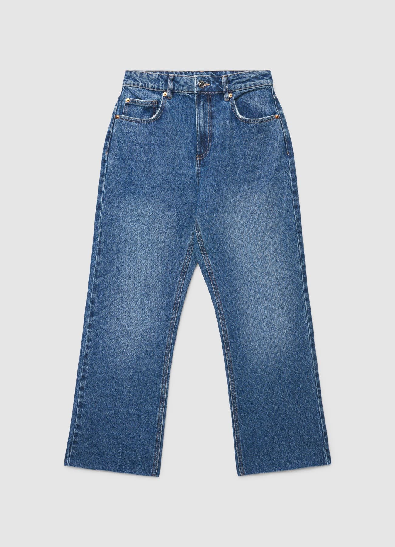 Jeans straight cropped fit - Image 4
